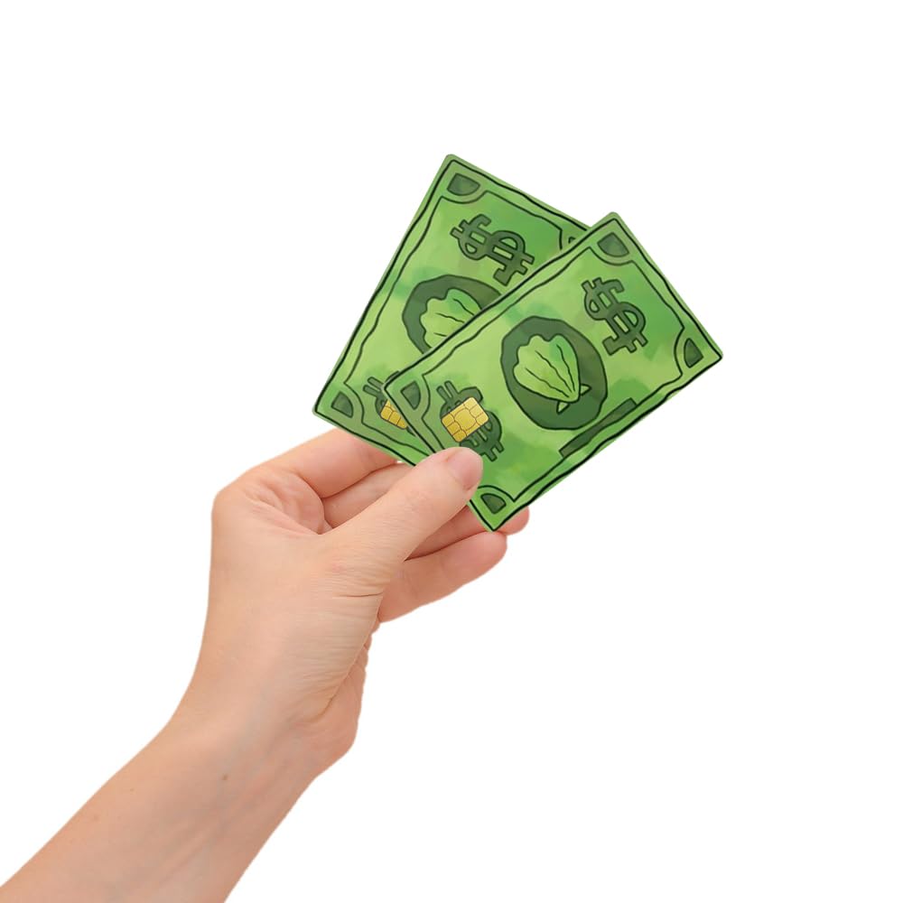 Sea Bucks Credit Card Skin - Funny Vinyl Sticker for Debit & Bank Cards - Protective Decal for Small Chip Cards - Perfect for Personalizing Wallets, Gifts & Everyday Use