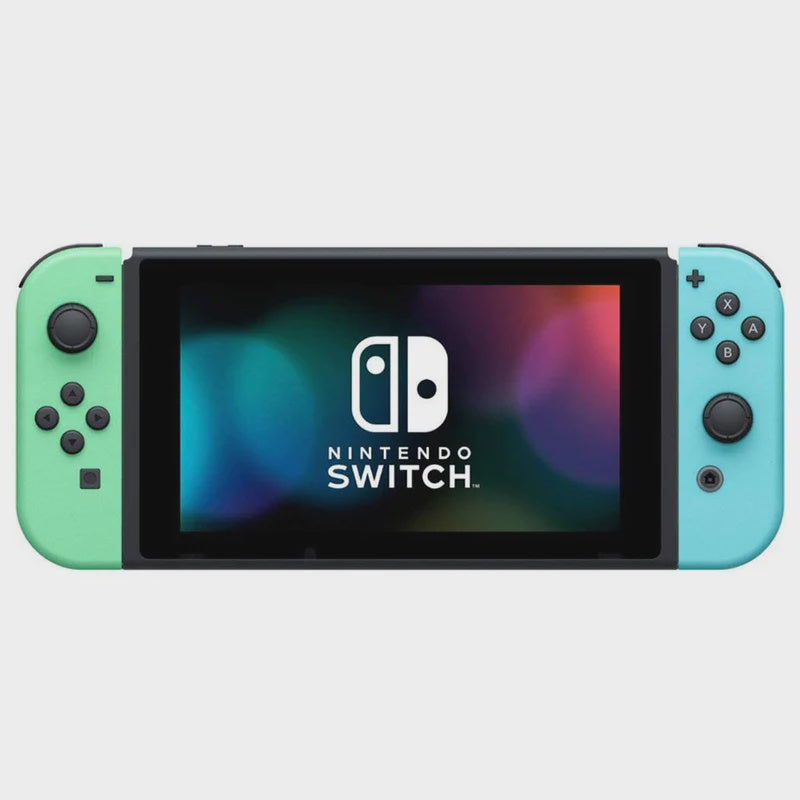 Nintendo Switch Animal Crossing: New Horizons Edition Console with Joy-Con Controllers - Pre-Owned Refurbished for Gaming, Travel & Family Fun