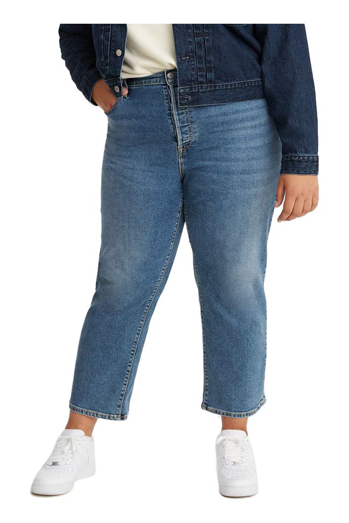 Levi's Women's Ribcage Straight Ankle Jeans - High Waist Slim Fit Denim Pants for Casual & Work Wear | Perfect for Everyday Outfits and Office Style