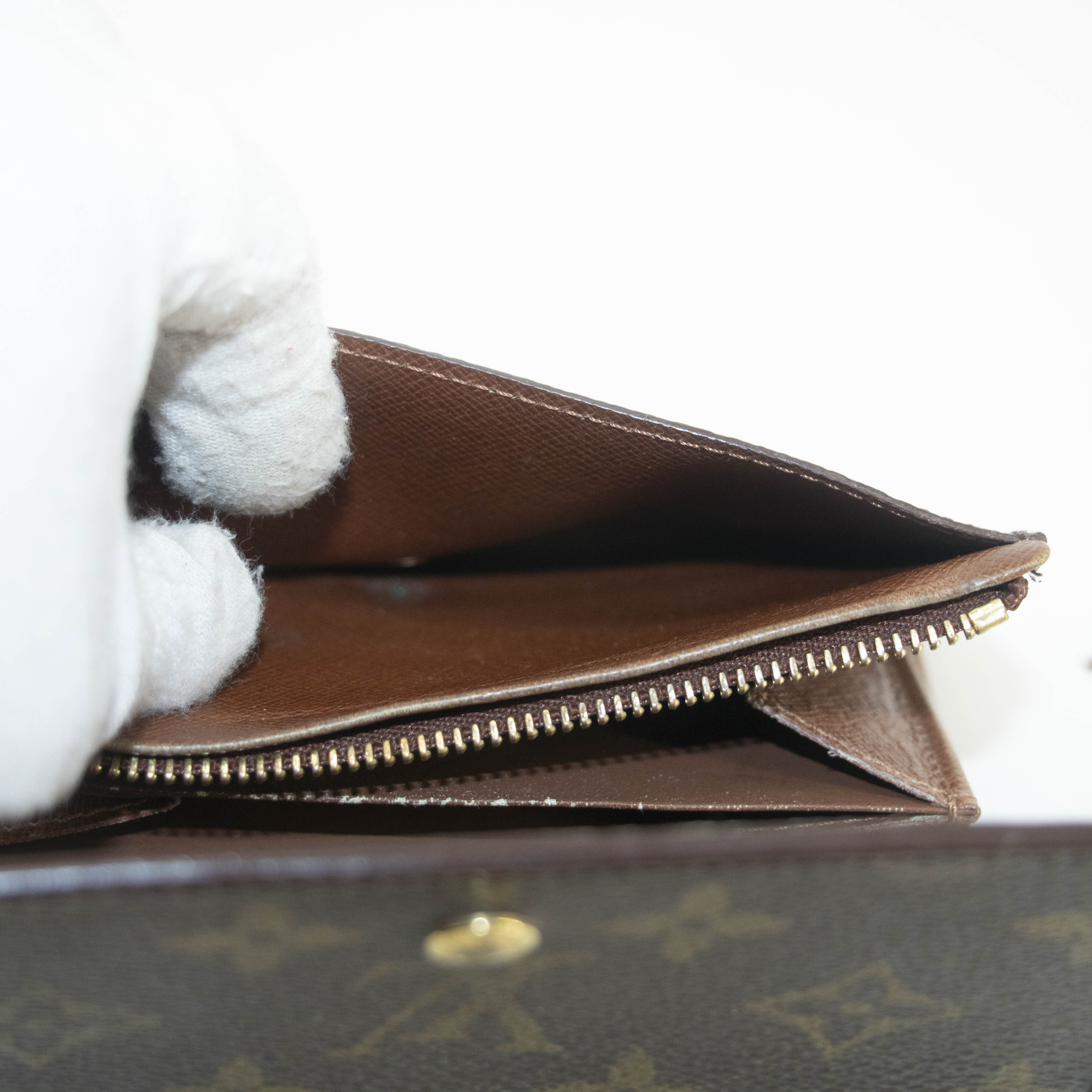 Authentic Louis Vuitton Monogram Canvas Porte Tresor Bifold Wallet #3858 - Luxury Compact Wallet for Men, Perfect for Everyday Use & Travel Accessories