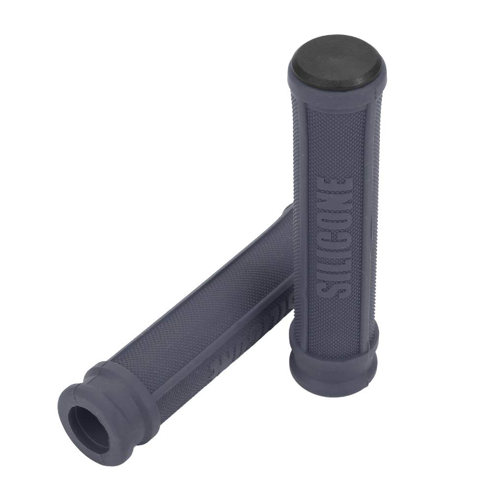 Non-Slip Silicone Bike Handlebar Grips - Lock-On Replacement for Mountain, Road Bikes & Scooters | Durable & Comfortable for Long Rides, Commuting & Outdoor Adventures