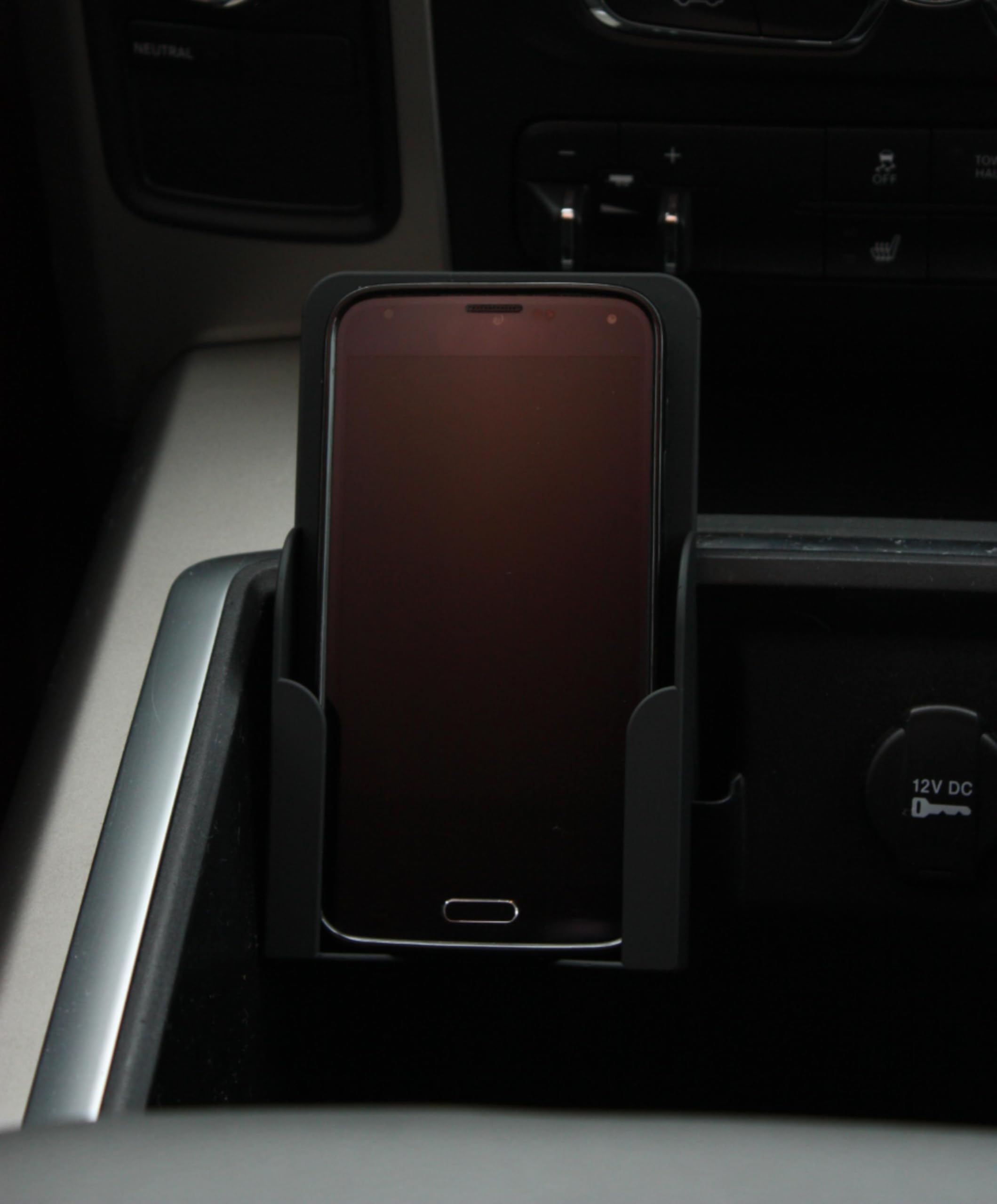 Universal RPC Phone Mount for 2009-2015 Dodge Ram Trucks - Converts Business Card Holder to Secure Cell Phone Holder | Perfect for Navigation, Hands-Free Calling & Road Trips