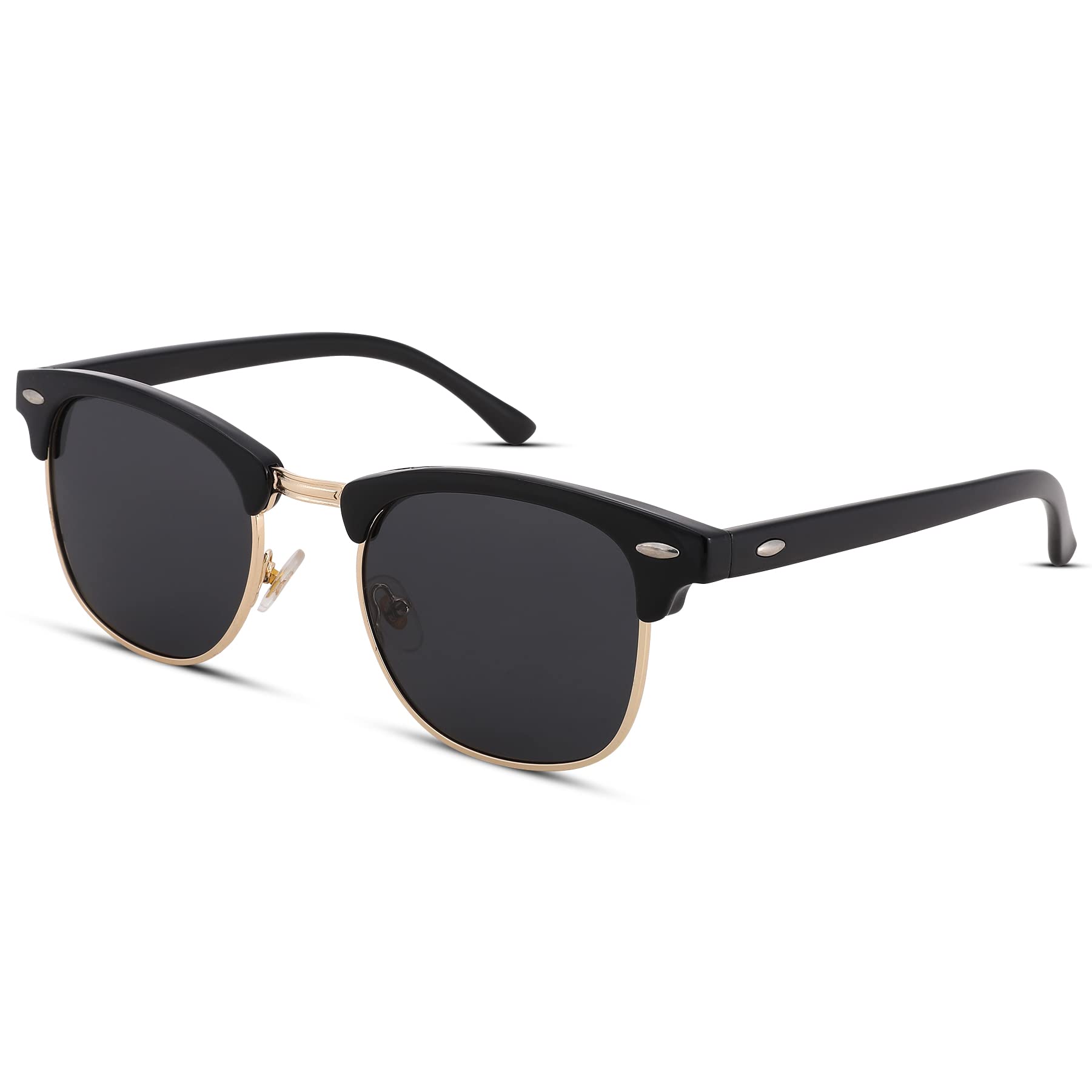 Pro Acme Semi-Rimless Polarized Sunglasses UV 400 Protection for Men & Women - Stylish Outdoor Shades for Driving, Beach & Sports
