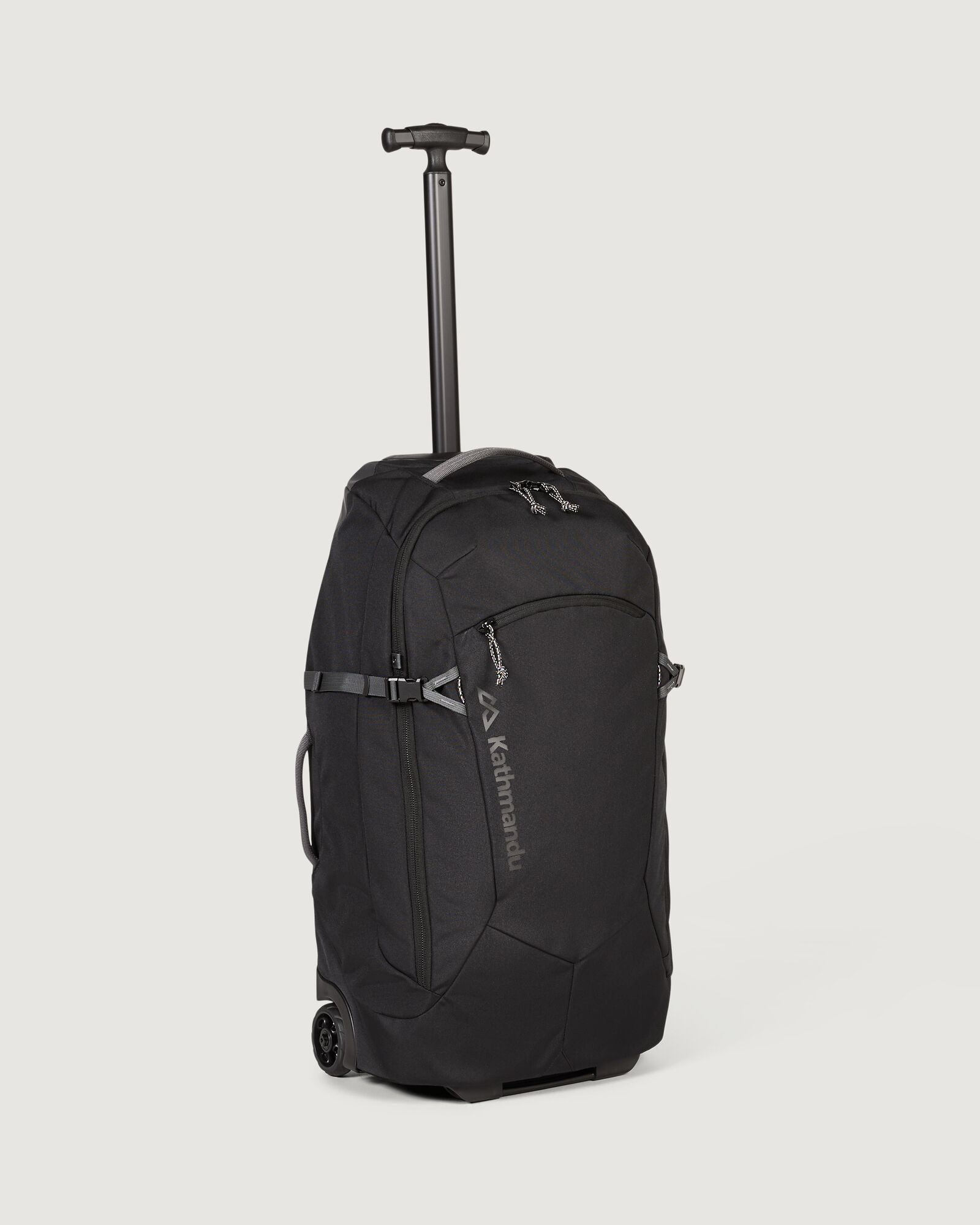 Hybrid Trolley v5 50L Black Stingray Waterproof Travel Backpack - Perfect for Camping, Hiking & Business Trips