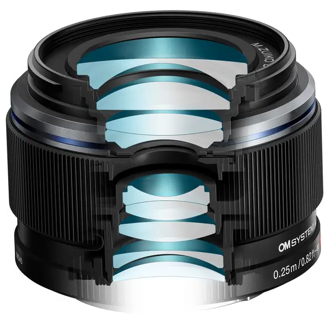 OM SYSTEM 25mm F1.8 II M.Zuiko Digital Micro Four Thirds Lens - Fast Prime Lens for Portrait & Low Light Photography | Compatible with Olympus & Panasonic Mirrorless Cameras