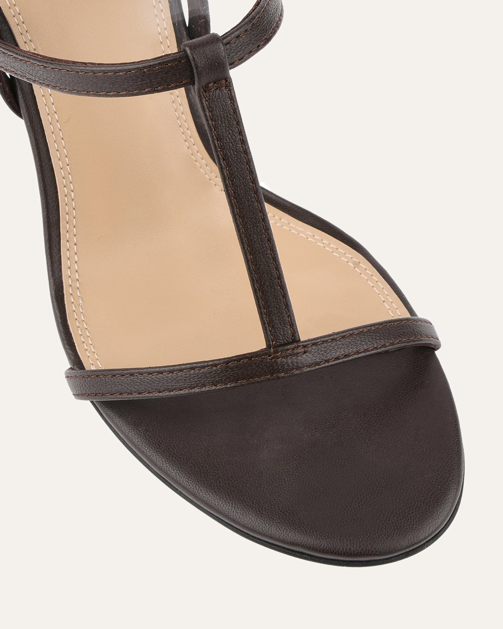Lacey High Heel Sandals for Women - Genuine Cacao Leather Strappy Summer Dress Shoes | Perfect for Weddings, Parties & Beach Vacations