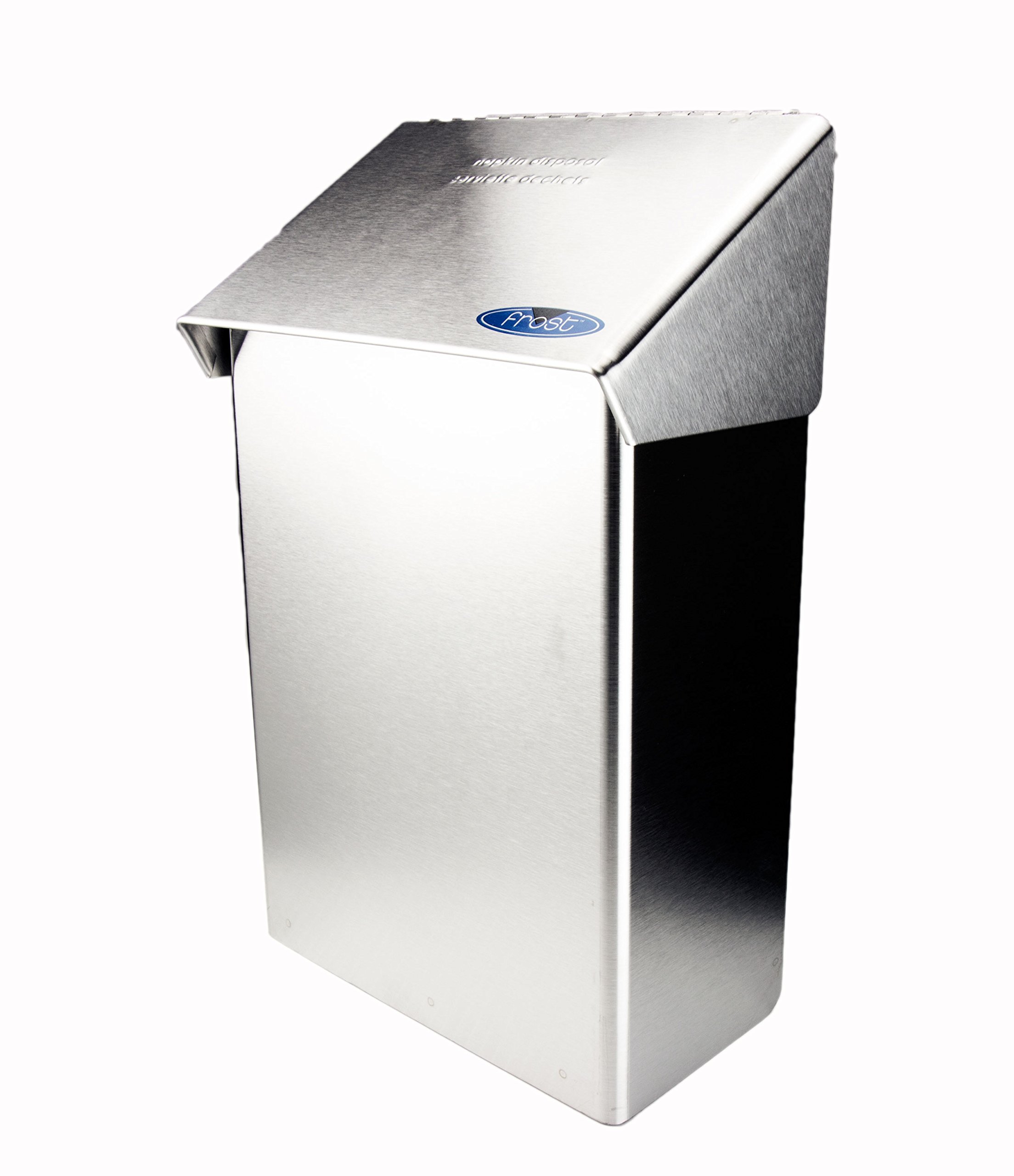 Frost 622 Napkin and Tampon Disposal - Stainless Steel Sanitary Waste Bin for Bathrooms & Restrooms | Perfect for Home, Office, and Public Restroom Hygiene