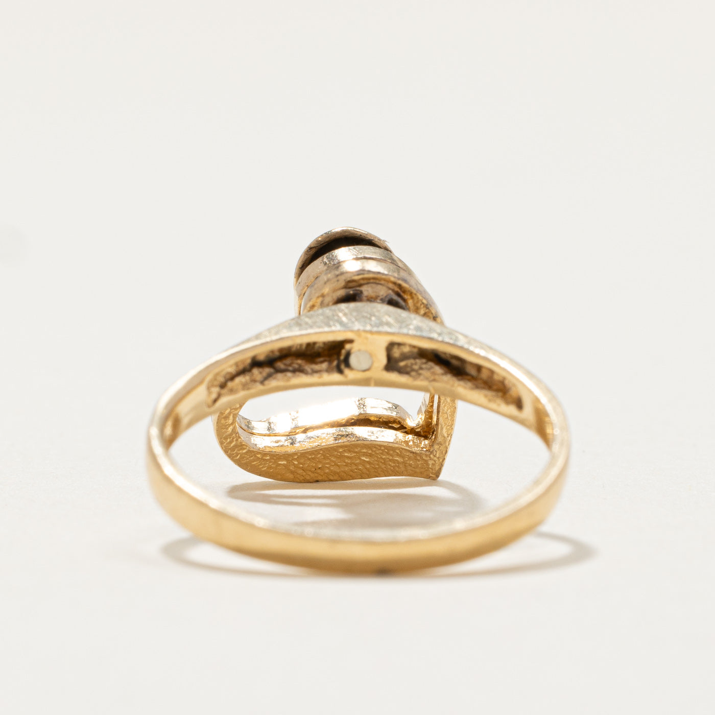 0.02ctw Spinning Hearts Diamond Ring - Size 5.5 - Elegant Promise Ring for Women, Perfect for Anniversaries, Engagements & Valentine's Gifts