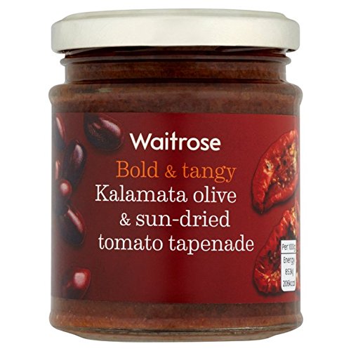 Waitrose Sundried Tomato & Olive Tapenade 165g - Perfect for Pasta, Sandwiches & Charcuterie Boards