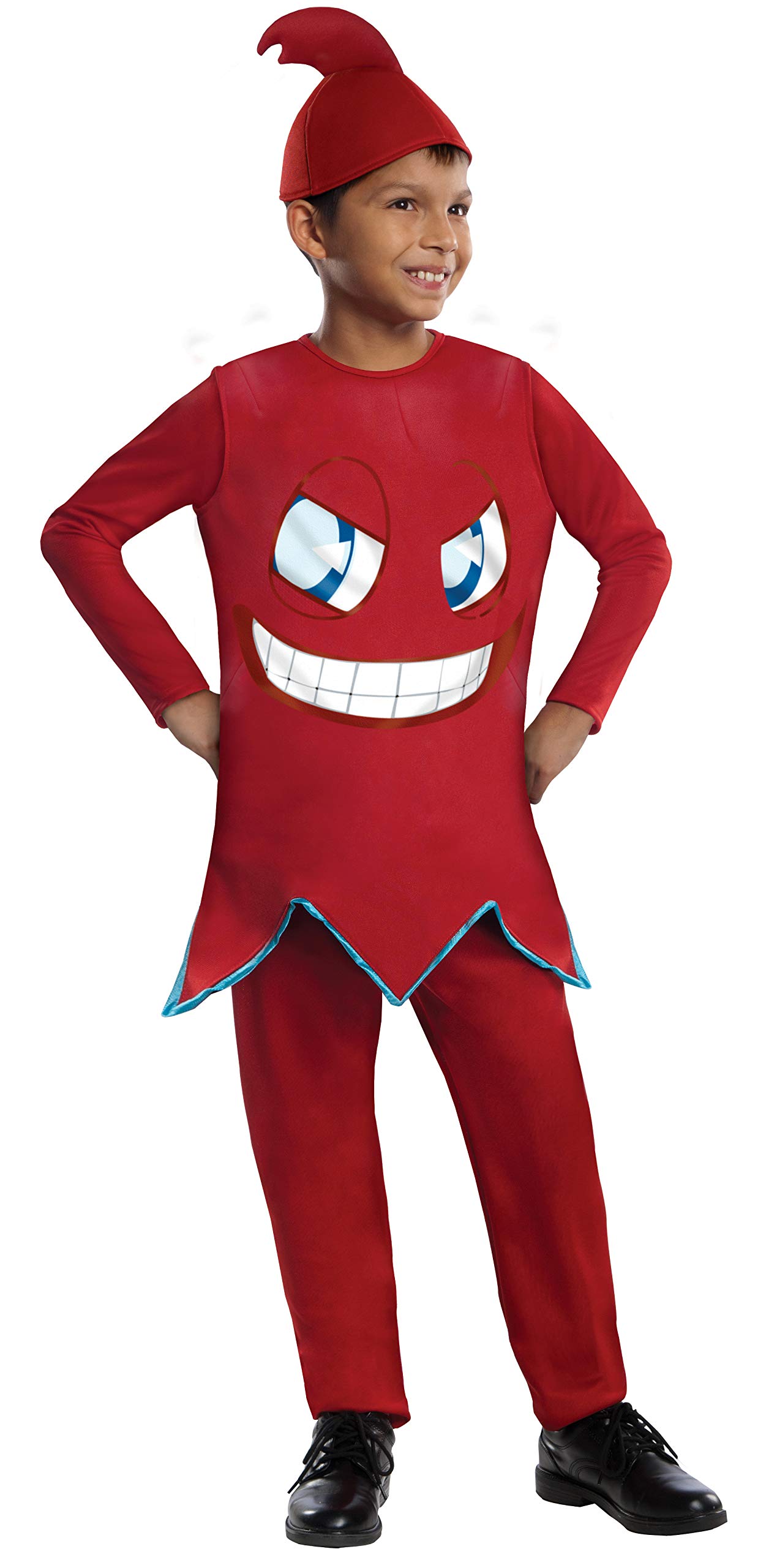 Pac-Man and The Ghostly Adventures Deluxe Blinky Costume for Kids & Adults - Official Licensed Halloween Cosplay Outfit for Parties, Comic-Con & Video Game Events