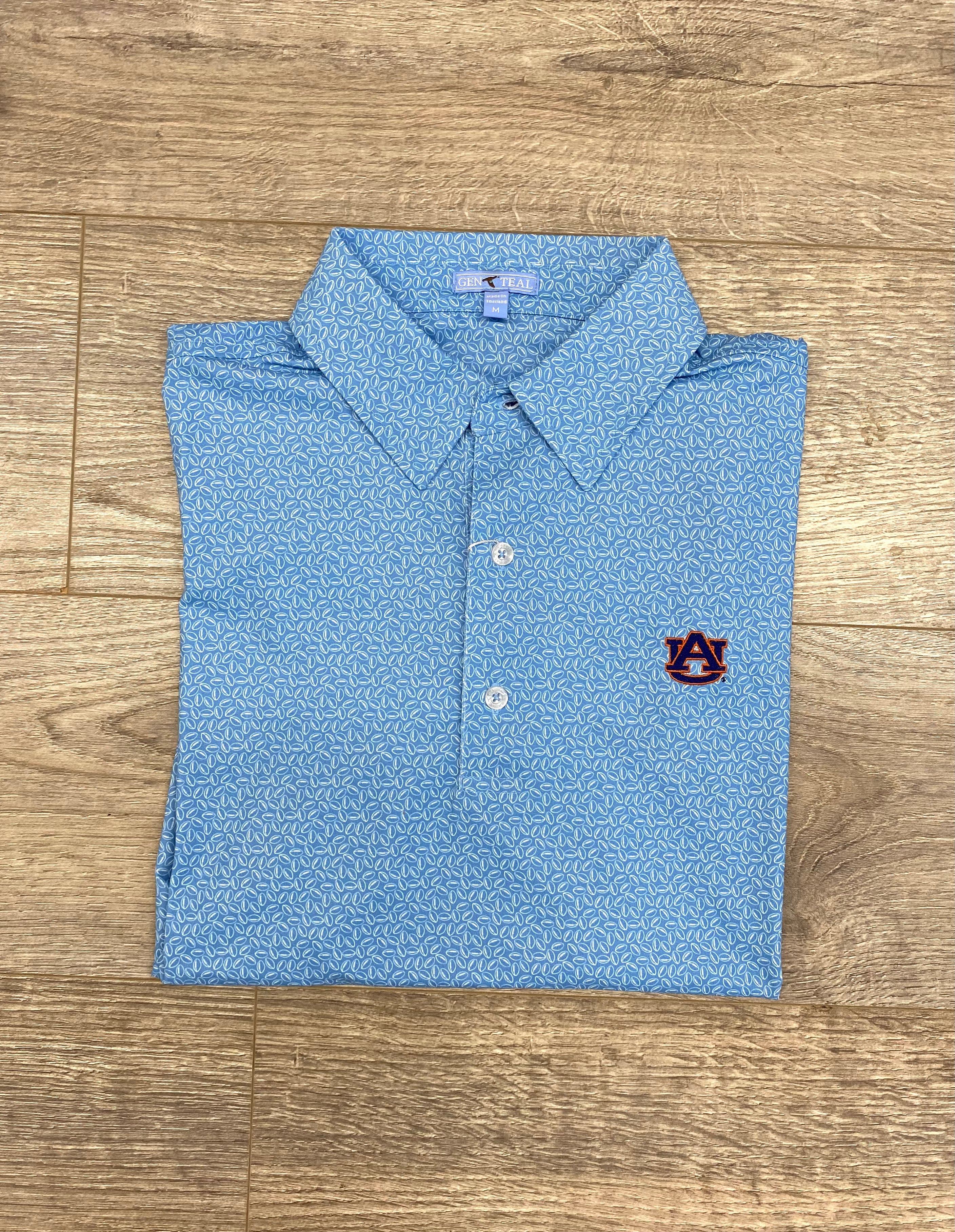 GenTeal Brrr Printed Auburn Polo Shirt for Men - Stylish Casual Wear for Office, Golf & Outdoor Activities