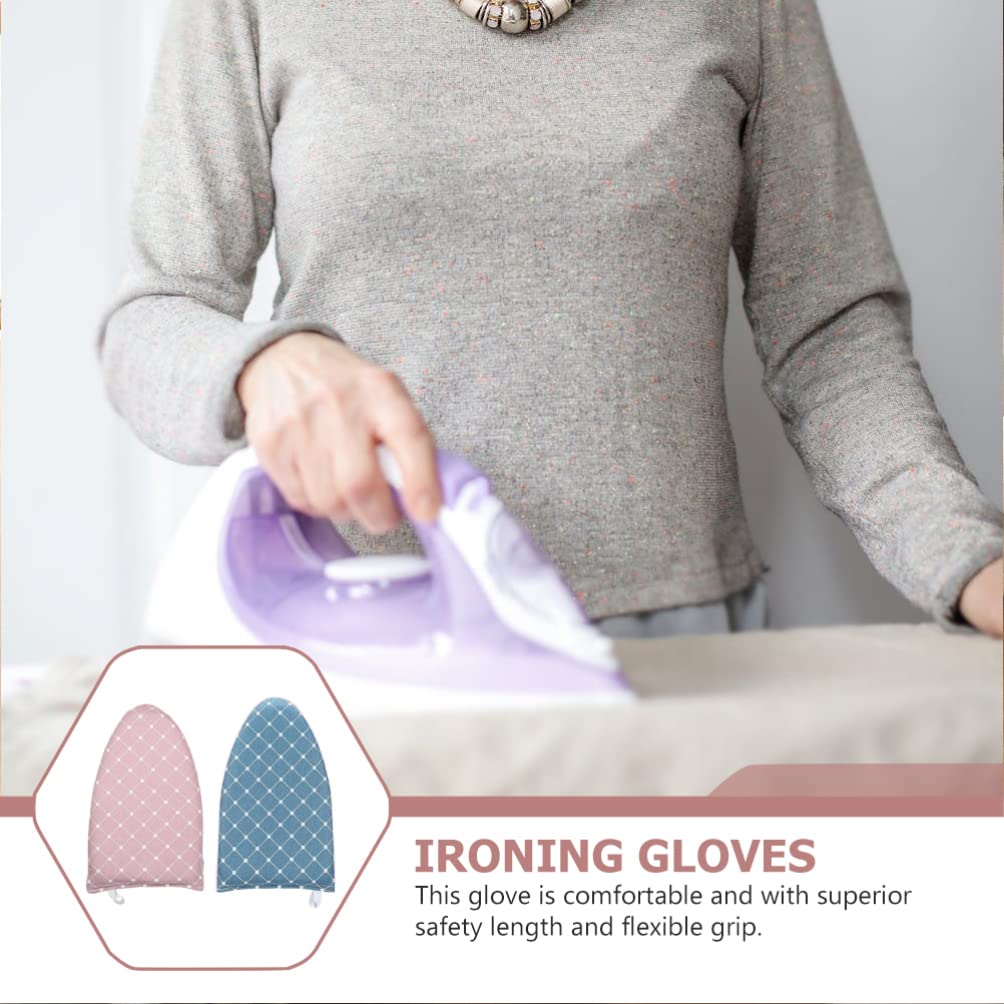 Cabilock 2-Pack Ironing Gloves - Heat Resistant Steamer Accessories for Clothes & Garments | Portable Ironing Board Alternative | Perfect for Travel, Home Use & Quick Wrinkle Removal