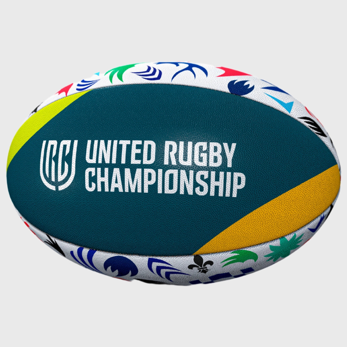 Official Gilbert United Rugby Championship Crest Supporter's Rugby Ball - Game Day, Training & Collectible Memorabilia for Rugby Fans