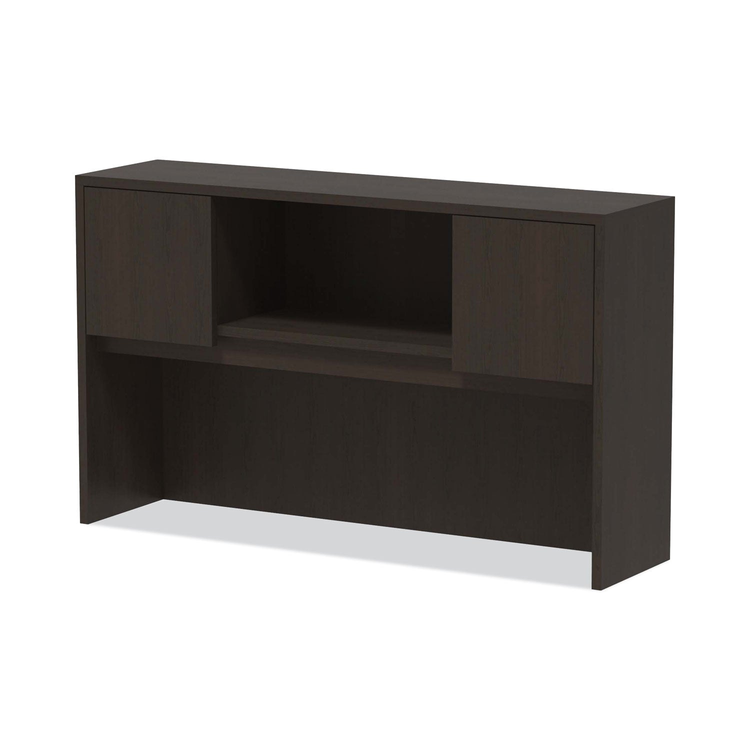 Alera Valencia Series Hutch with Doors - 4 Compartment Storage Cabinet, 58.88
