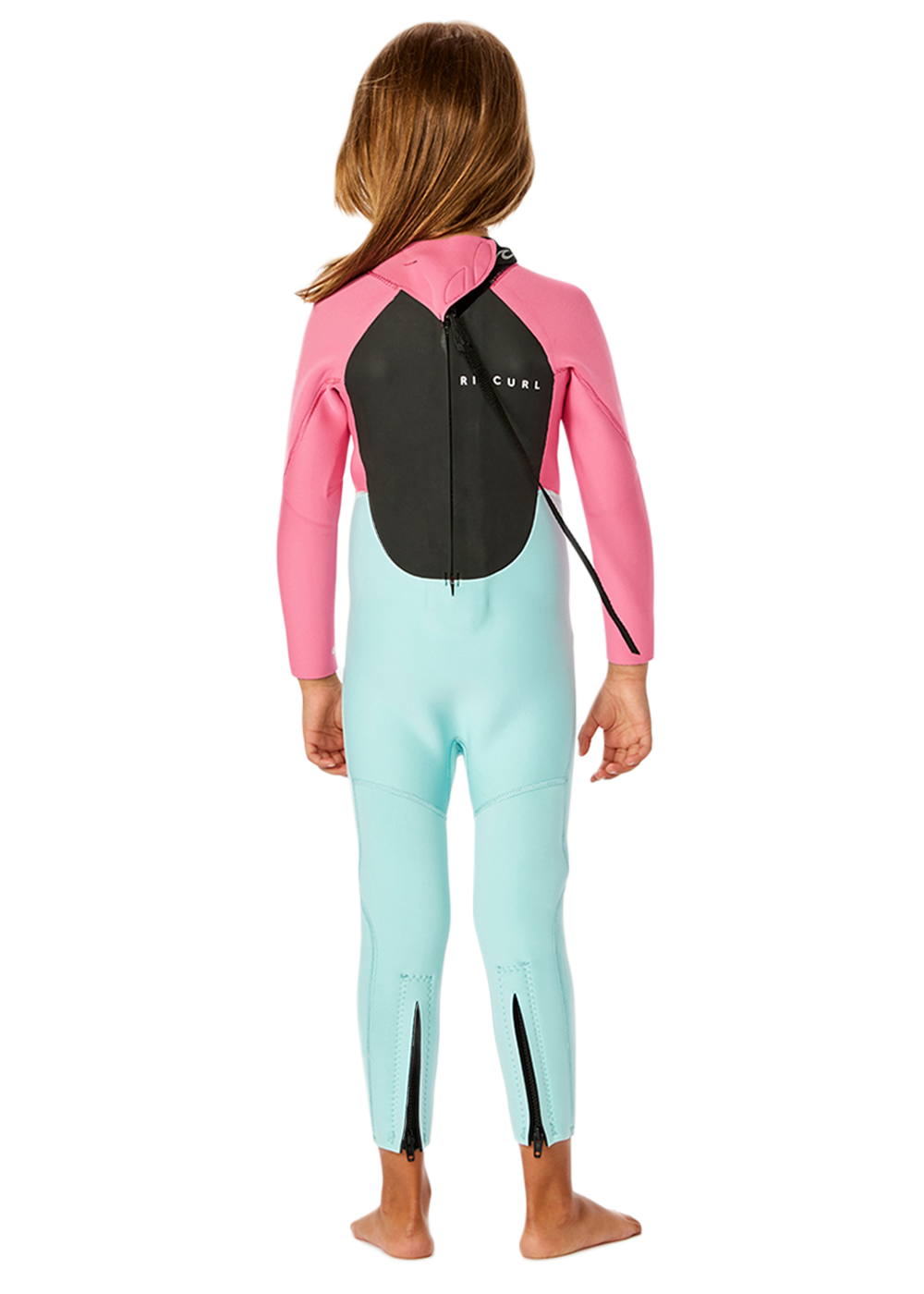 Rip Curl Groms Omega 3/2mm Back Zip Steamer Wetsuit for Kids - Youth Full Body Neoprene Surfing Suit for Cold Water Swimming, Diving & Water Sports