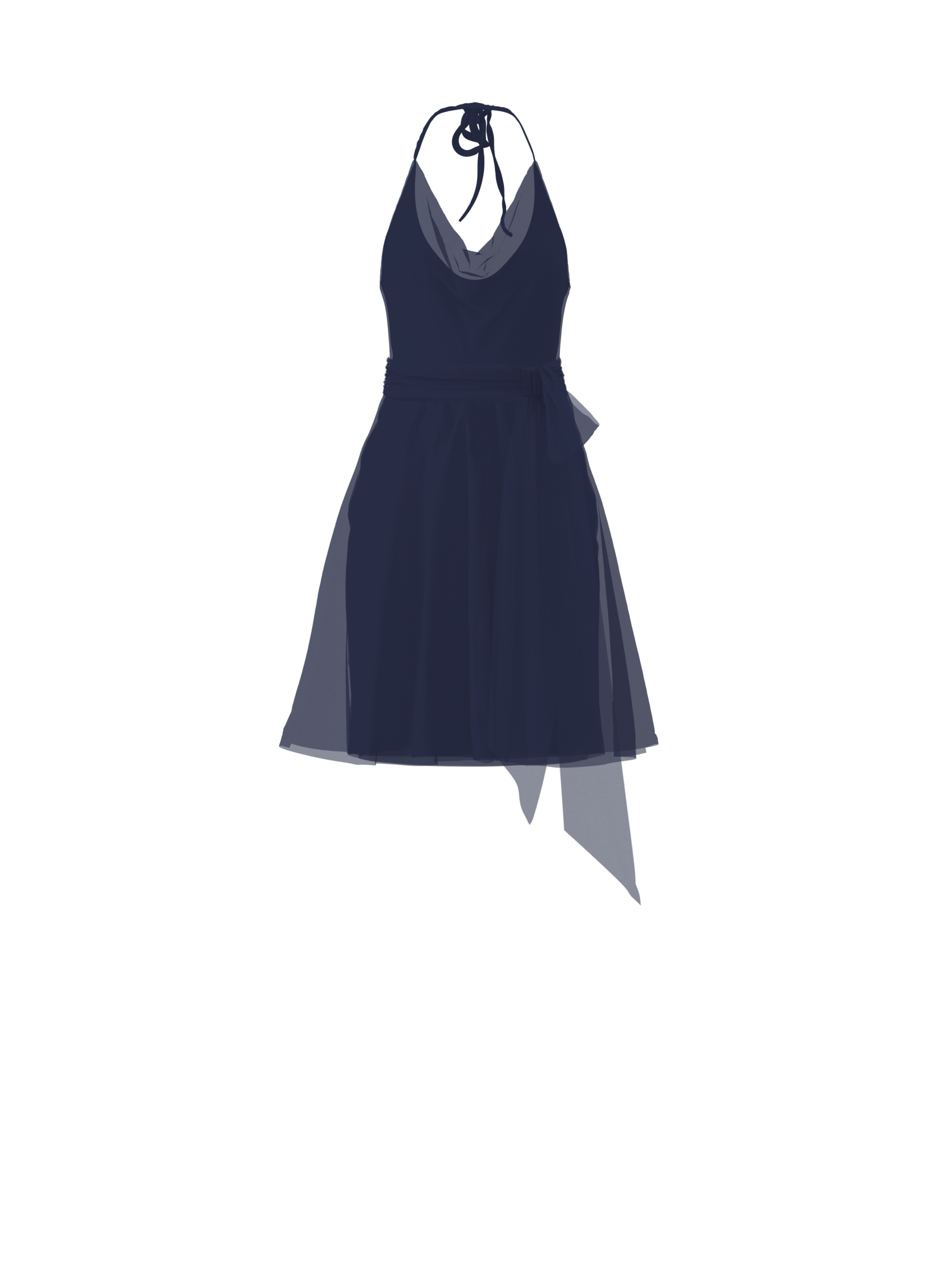 Daryn Bodice & Carla Skirt Set with Sash Belt in French Blue - Perfect for Weddings, Parties, and Formal Events