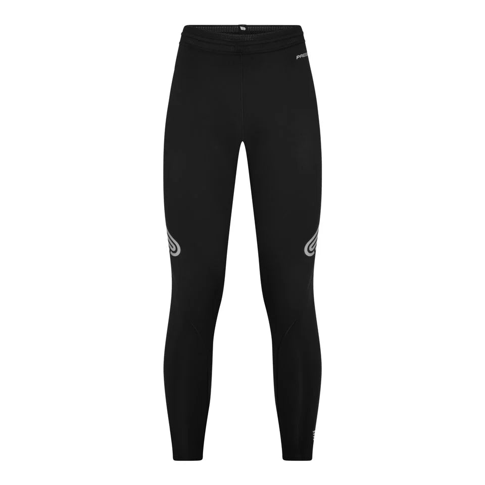 Pressio Women's EQ Run Tight Low Rise Yoga Pants - Black - High Performance Workout Leggings for Running, Gym & Yoga
