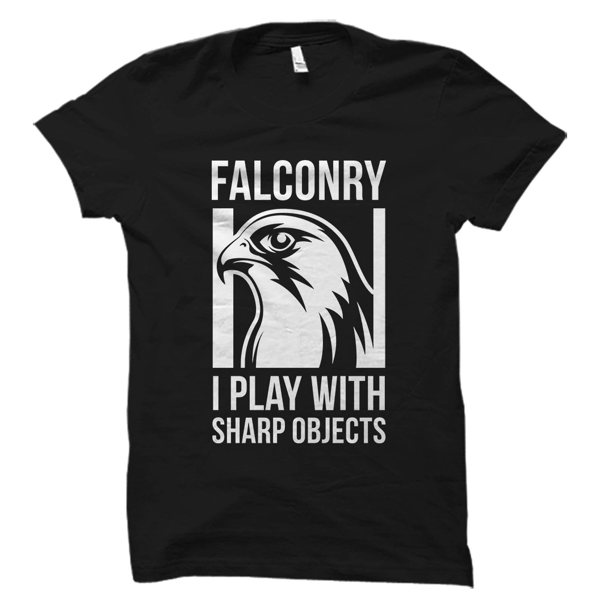 Premium Falconry T-Shirt for Falconers & Bird of Prey Enthusiasts - Unique Falconry Gift for Men & Women - Comfortable Cotton Apparel for Training, Hunting & Outdoor Adventures