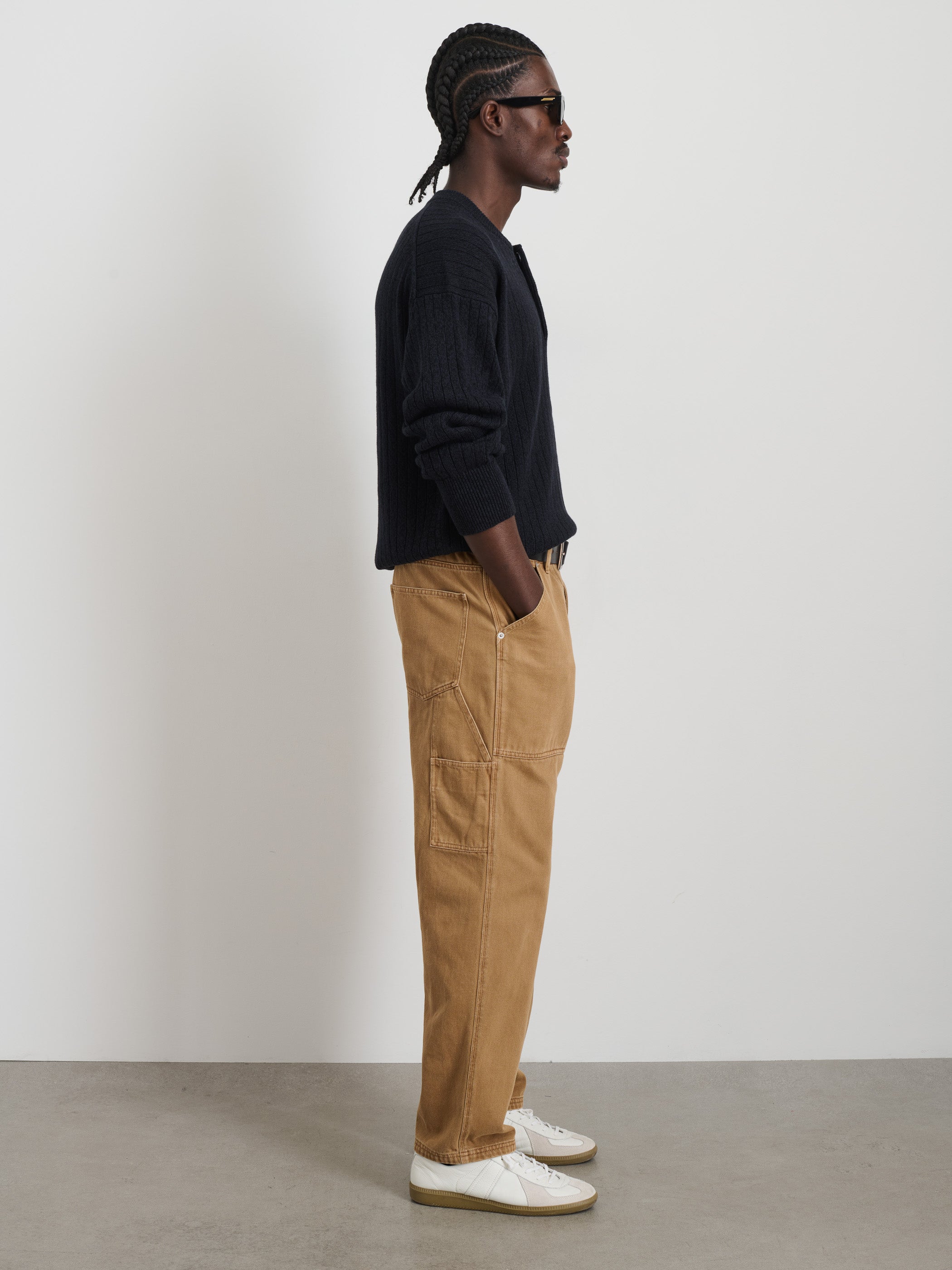 Eco-Friendly Recycled Denim Painter Pants - Durable Workwear for Artists & DIY Enthusiasts | Perfect for Painting, Construction & Outdoor Projects