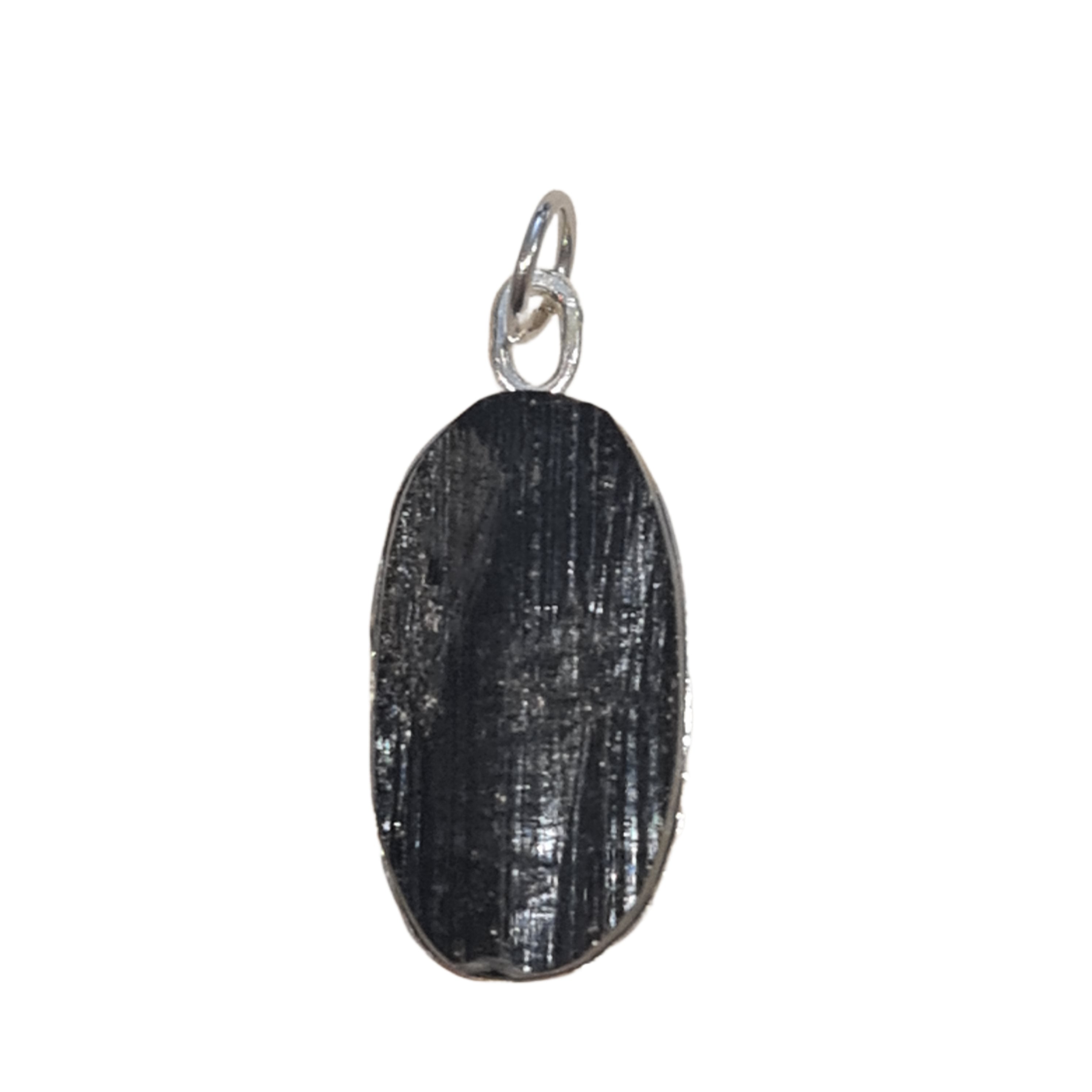 Black Tourmaline Pendant Necklace - Natural Healing Crystal Jewelry for Protection & Energy Cleansing | Perfect for Meditation, Yoga & Spiritual Gifts