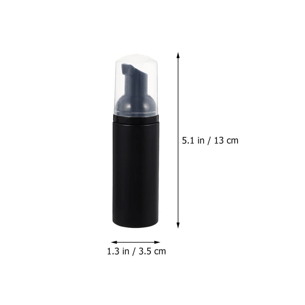 Kichvoe 5-Pack Travel Foaming Bottles - Empty Bubble Mousse Bottles for Hand Soap, Shampoo & Lotion | Portable Refillable Foam Dispenser for Home, Gym & Travel Essentials