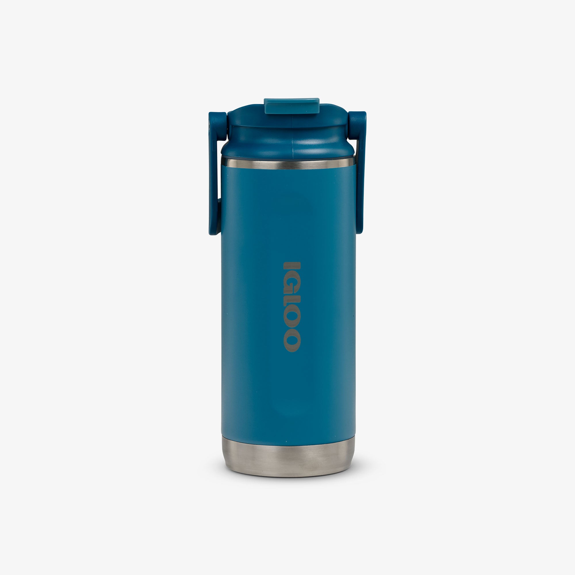 16 Oz Flip ‘n’ Sip Tumbler - Insulated Stainless Steel Travel Mug with Lid & Straw - Perfect for Coffee, Tea & Cold Drinks On The Go