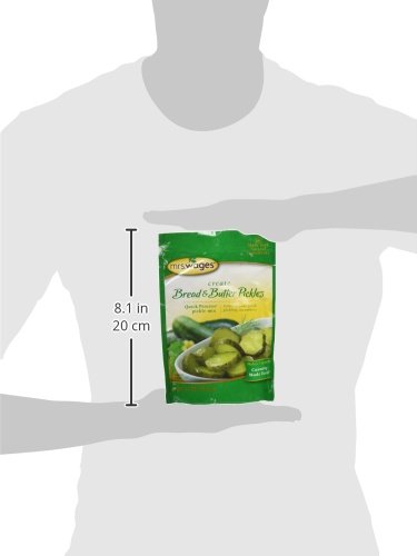 Mrs. Wages Bread & Butter Pickling Mix - 1 Pack | Easy Homemade Pickle Recipe | Perfect for Canning, Sandwiches & Snacks