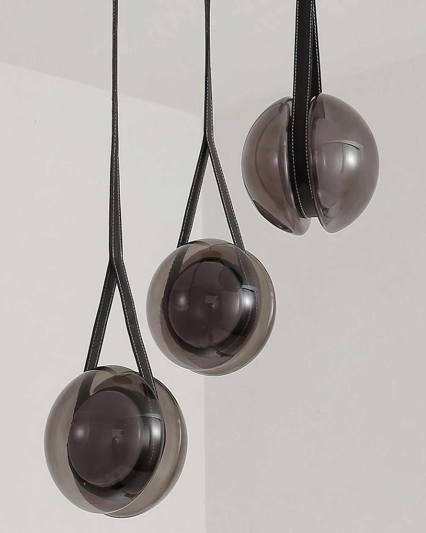 Modern Blackhole Glass Pendant Light Fixture - Elegant Ceiling Lighting for Dining Room, Kitchen Island & Bedroom Decor