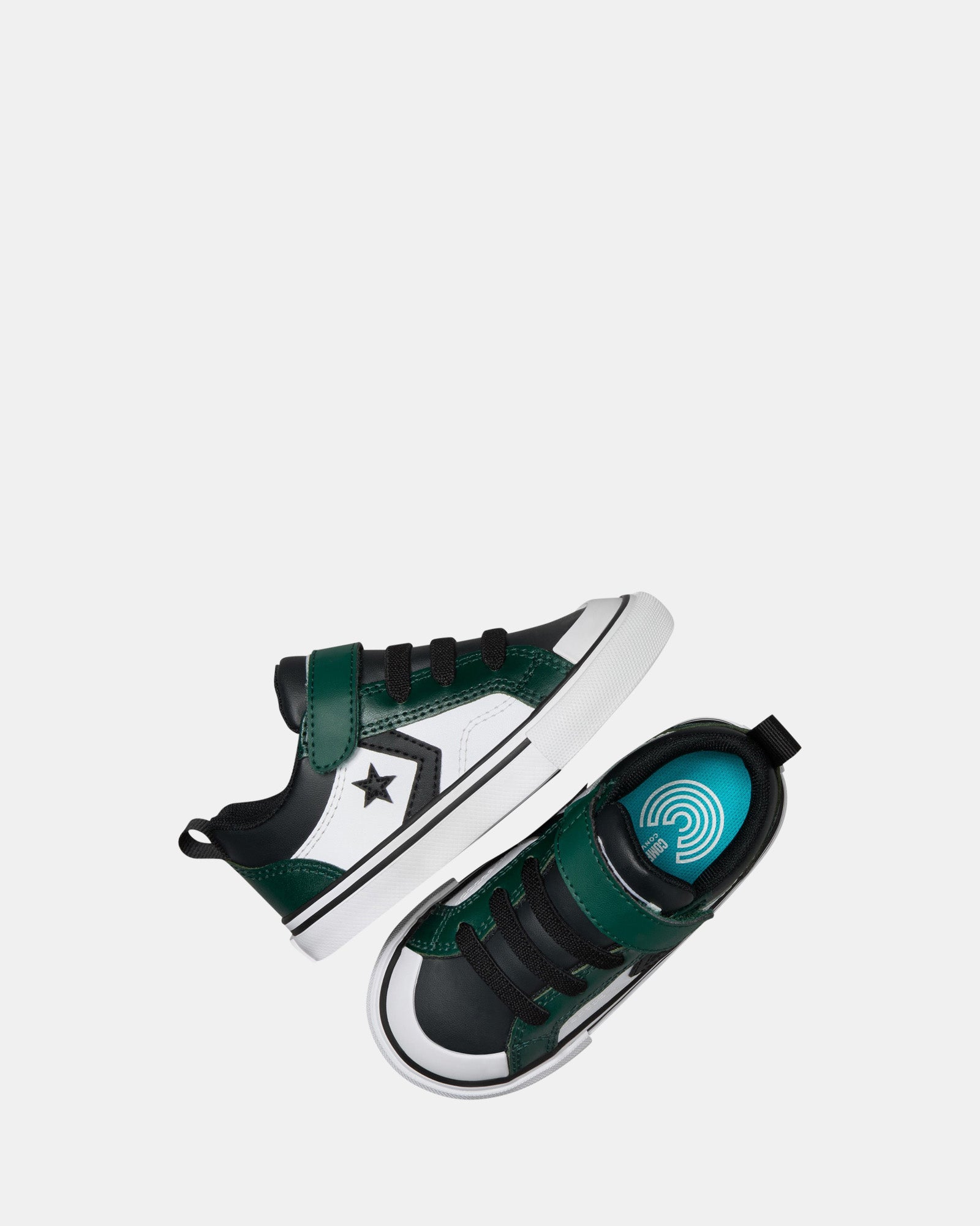 Pro Blaze Easy On Infant Shoes - Green Envy, Black & White Colors - Comfortable & Stylish Footwear for Babies & Toddlers - Perfect for Everyday Wear, Playtime & Special Occasions