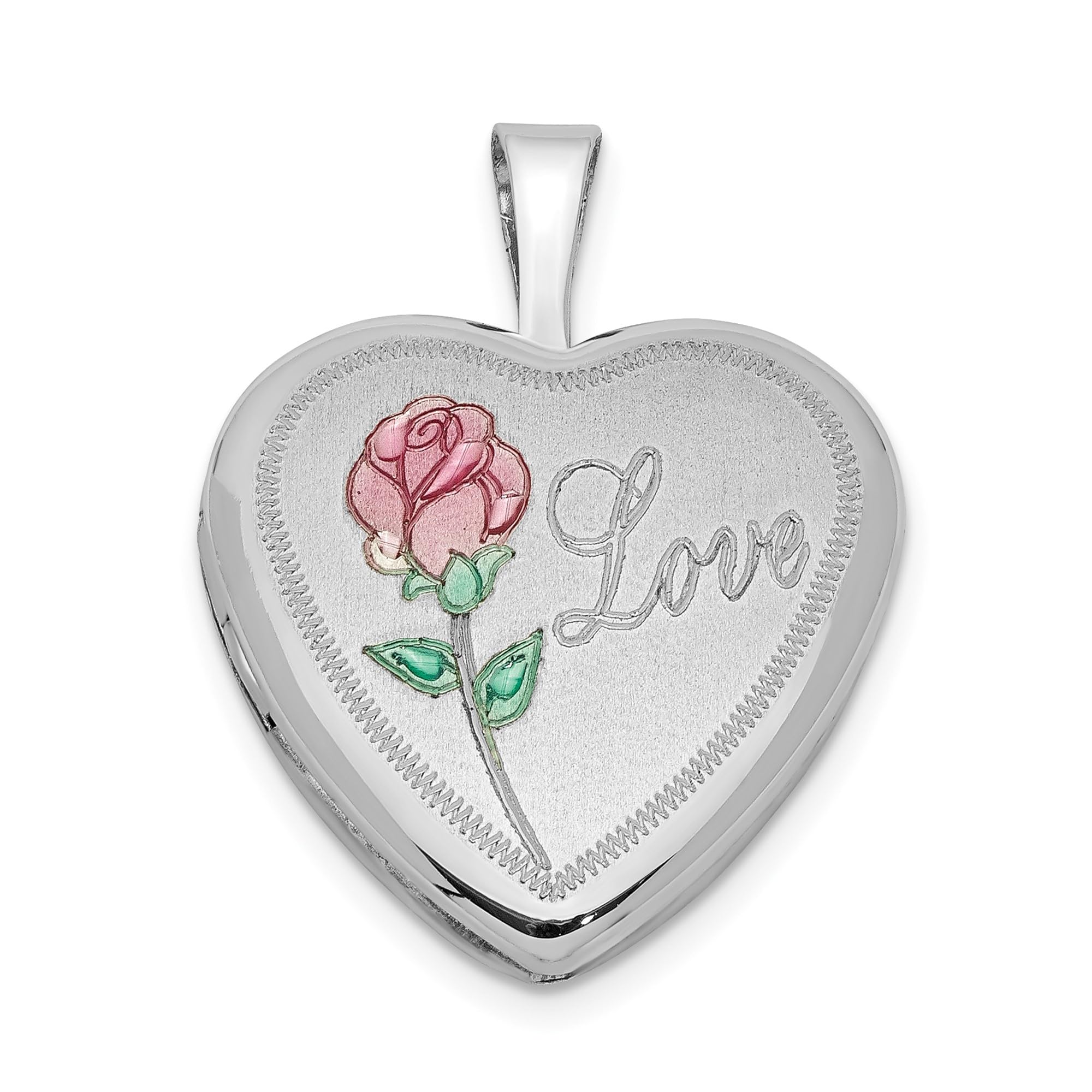 Personalized 925 Sterling Silver Heart Photo Locket Necklace - Custom Engraved Love Pendant Charm for Women, Gift for Mom, Wife, Girlfriend - Perfect for Anniversaries, Valentine's Day & Special Occasions