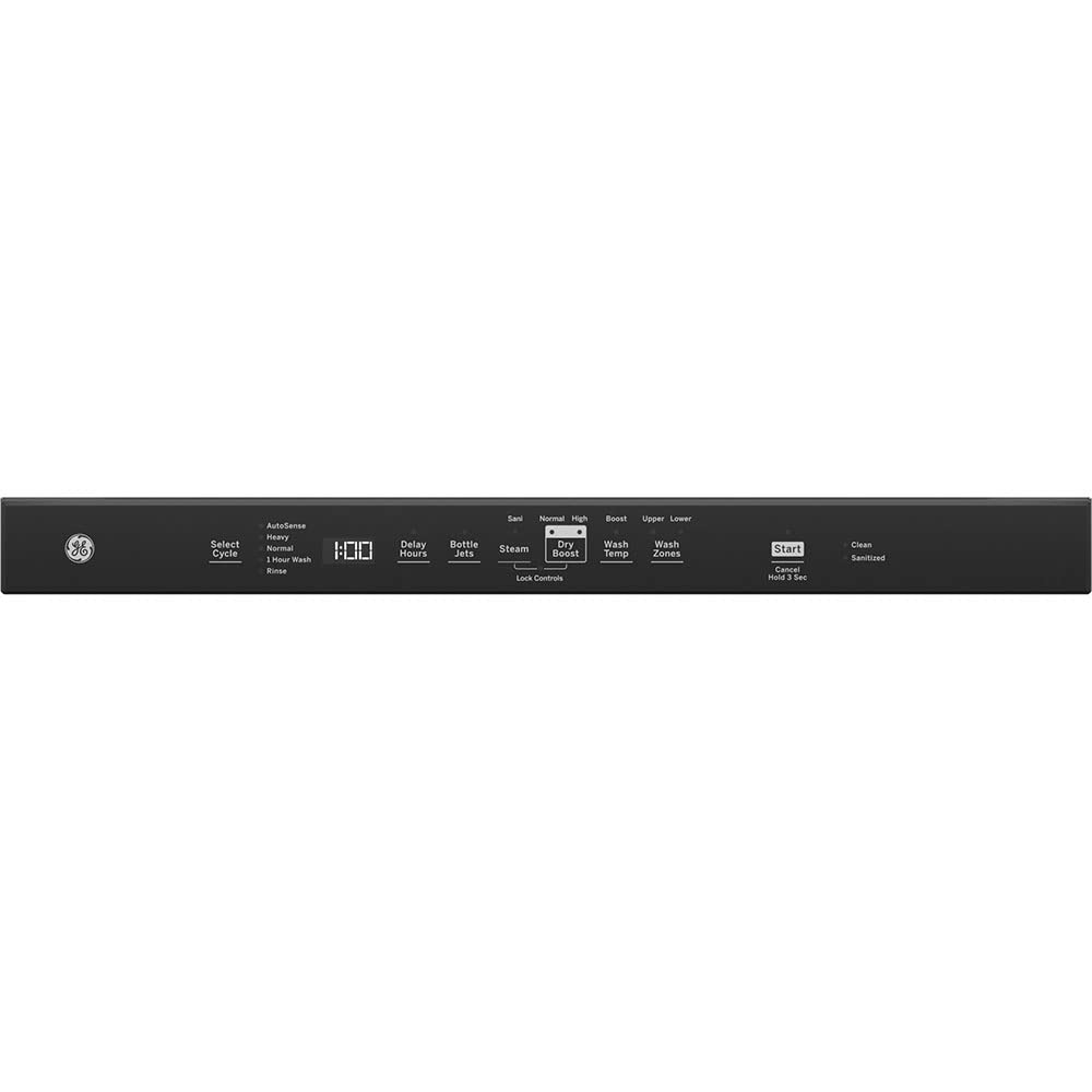 GE® Top Control Dishwasher with Plastic Interior - Sanitize Cycle & Dry Boost for Sparkling Clean Dishes | Perfect for Kitchens, Restaurants, and Busy Households