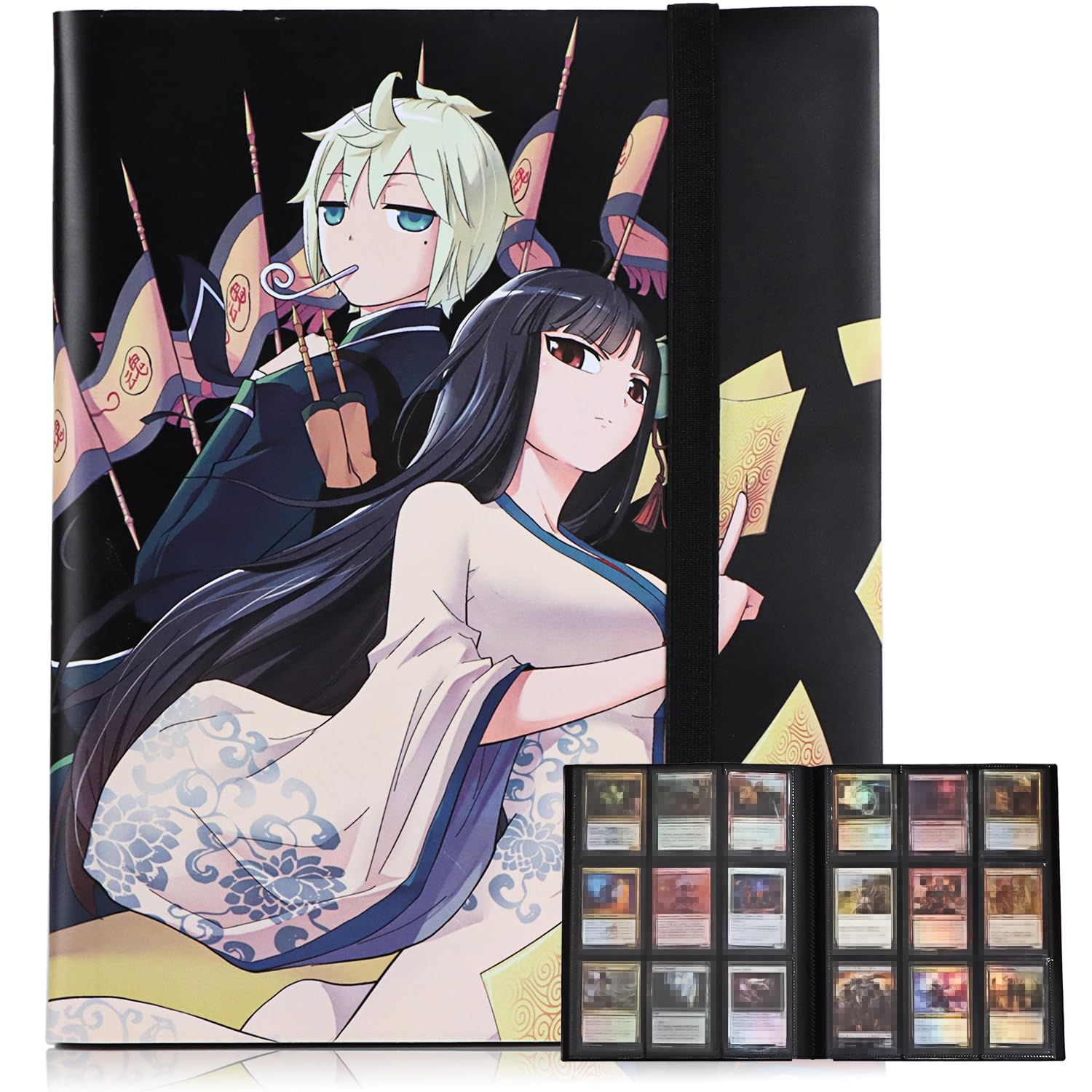 Premium 360-Pocket Trading Card Binder with Double-Sided Sleeves - Durable PP Cover for MTG, CCG, TCG, Yugioh, Baseball & Football Cards - Perfect for Collectors, Tournaments & Game Nights