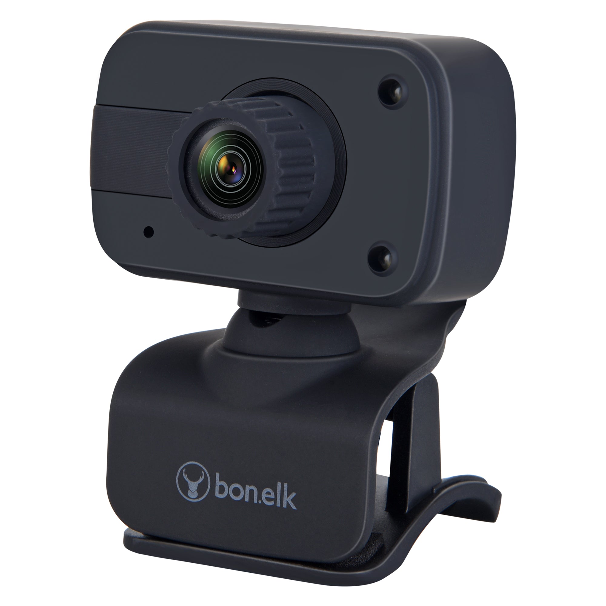 Bonelk 1080p HD Webcam with Clip - USB Computer Camera for Laptop, Desktop, Mac & PC - Perfect for Zoom Meetings, Online Classes, Video Conferencing & Streaming (Black)
