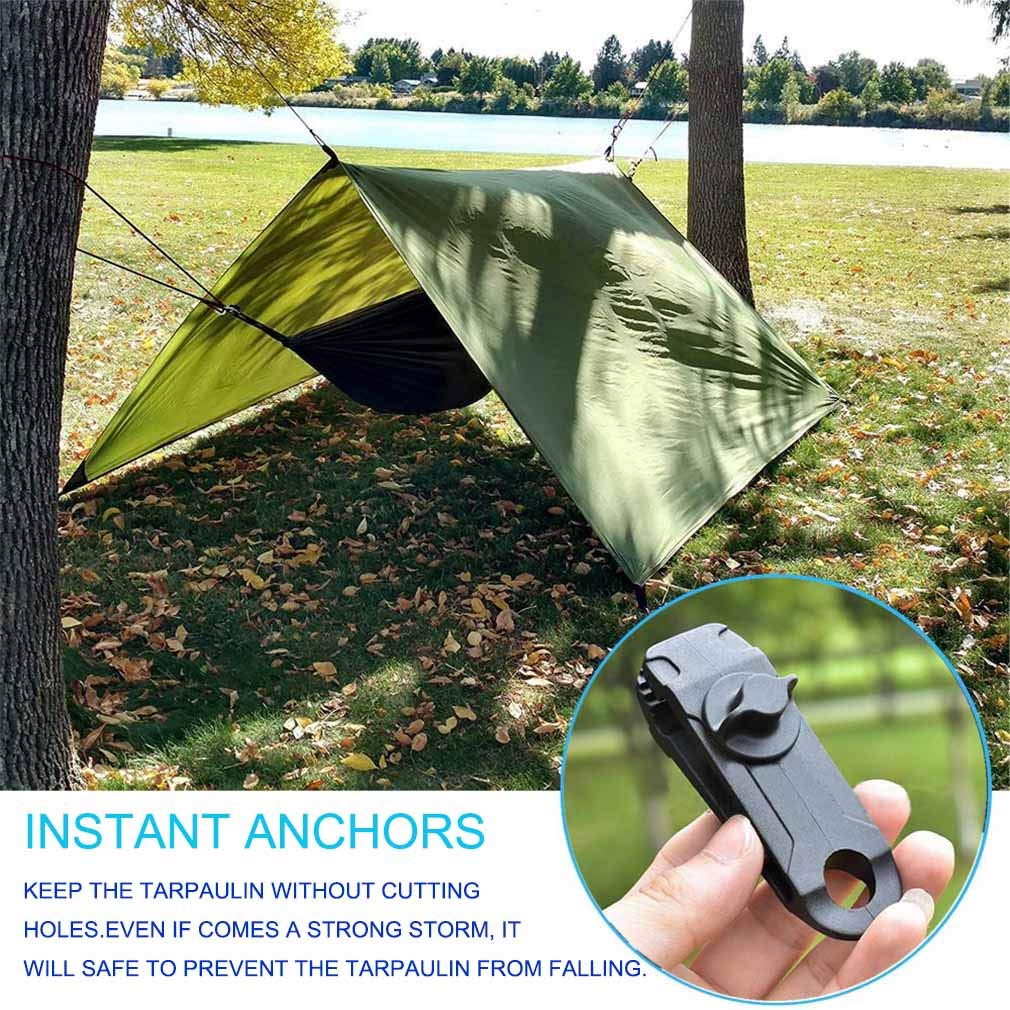 Heavy Duty Tarp Clips for Camping, Canopy & Car Covers - Outdoor Fasteners