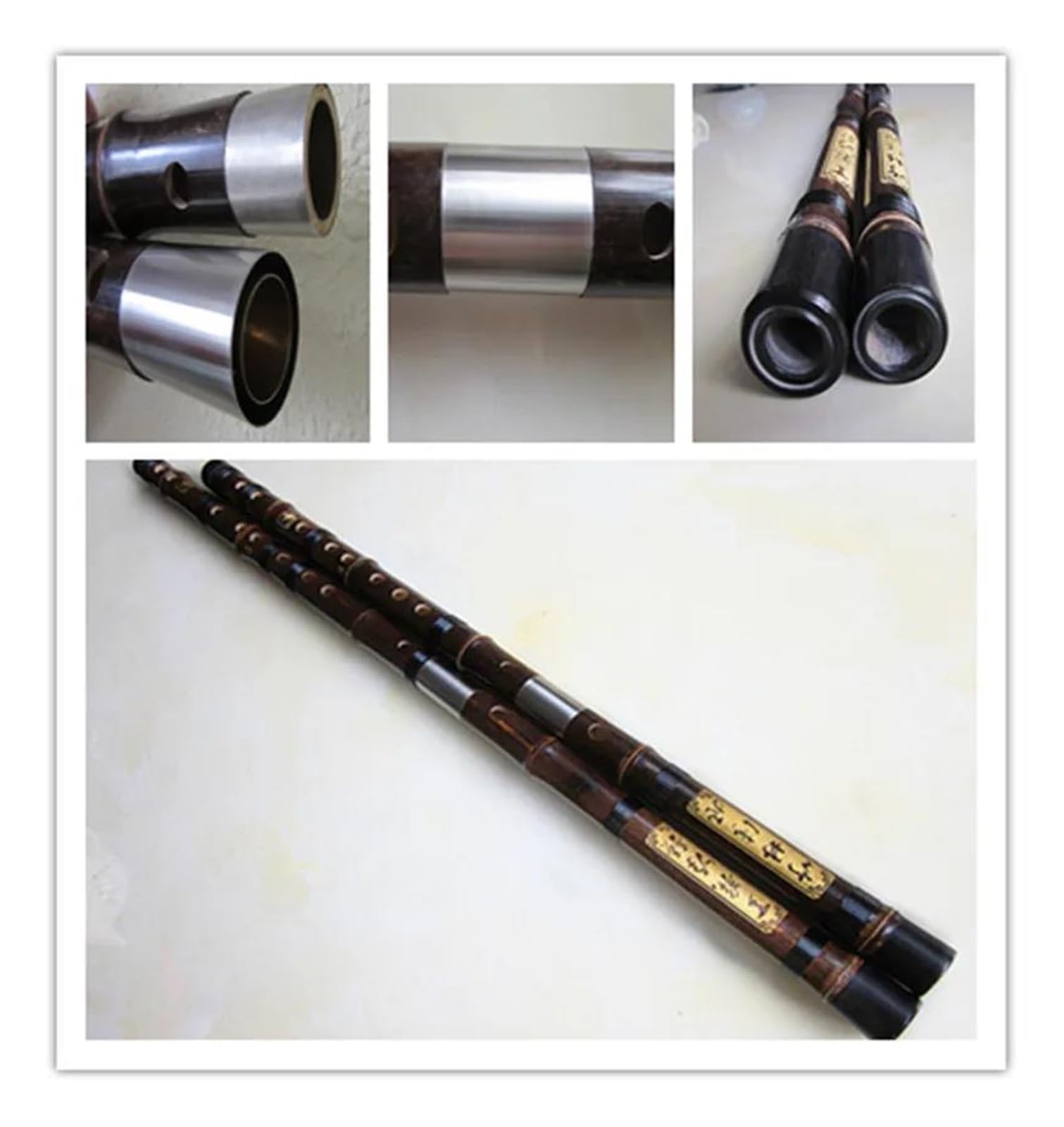 Professional Chinese Bamboo Pan Flute Dizi (G Key) - Handcrafted White Copper Open-Hole Transverse Flute for Traditional Music, Meditation & Performance - Perfect for Musicians, Beginners & Cultural Enthusiasts