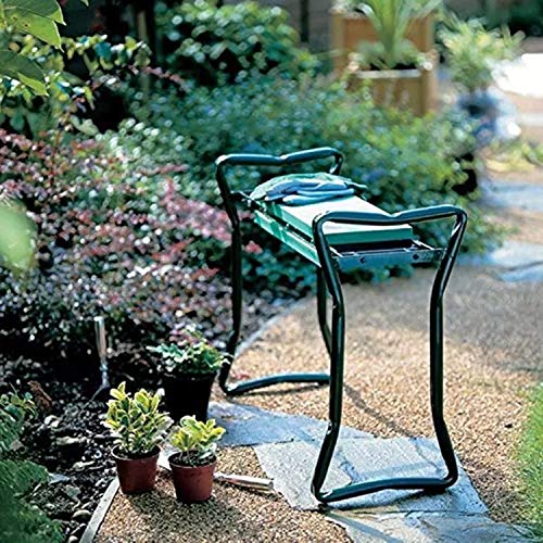 Foldable Garden Kneeler Seat with Tool Pouch - 23.5