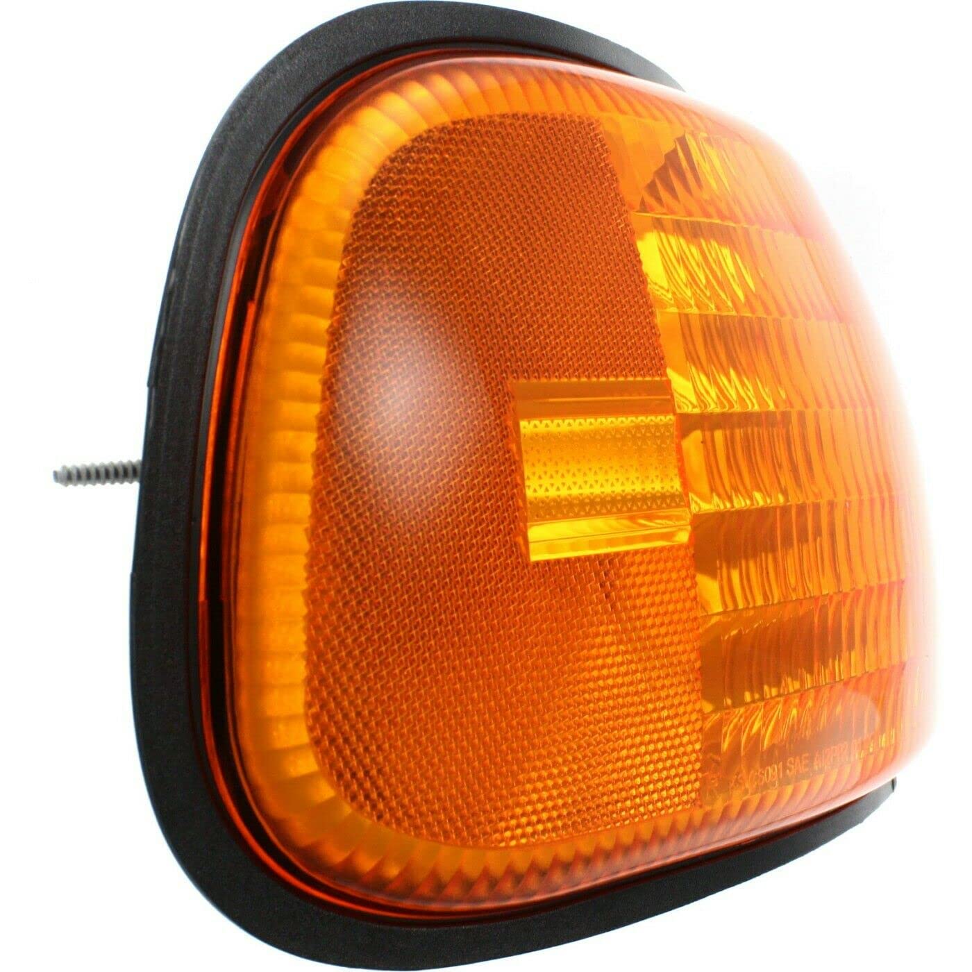 Amber Signal Light Passenger Side Plastic Lens for Dodge B1500 B2500 B3500 1998 & Ram 1500 2500 3500 Van 1999-2003 - Right Corner Lamp Without Bulb - Perfect for Replacement & Off-Road Vehicle Upgrades