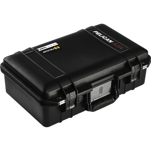 Pelican 1485Air Black Carry On Case with TrekPak Dividers - Waterproof Hard Shell Travel Case for Camera, Drone & Electronics - Perfect for Air Travel, Outdoor Adventures & Professional Equipment Protection
