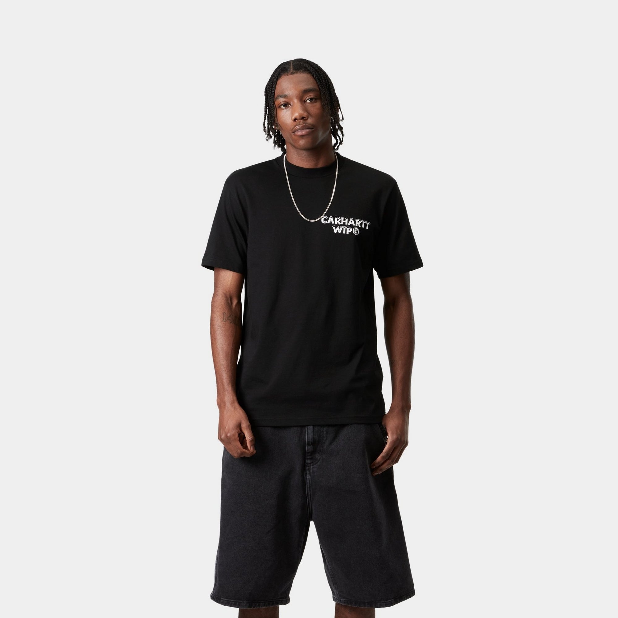 Cooling Ice Print T-Shirt for Men - Soft Cotton Black Tee - Casual Wear, Summer Outfits, Street Style Fashion