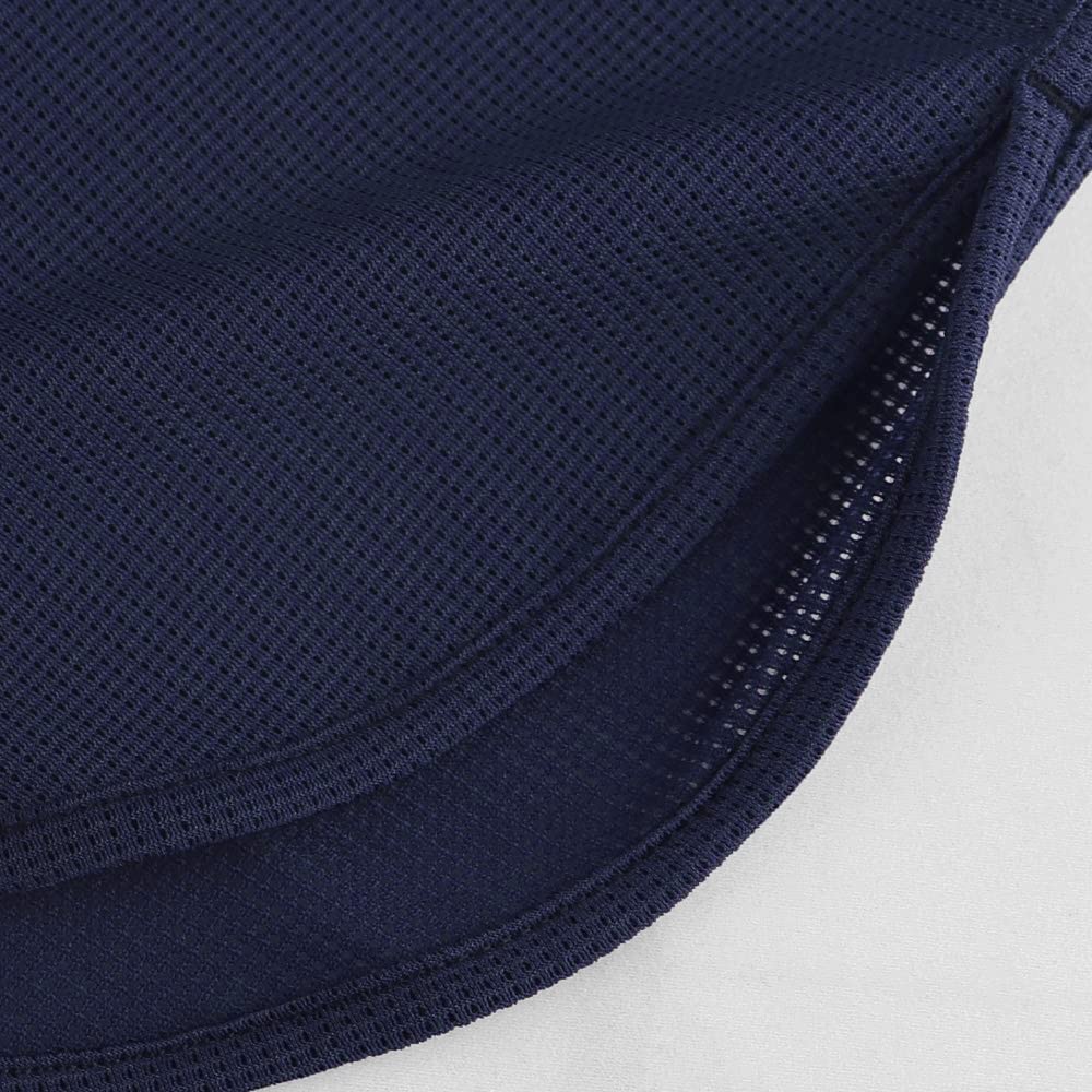 **Men's Athletic Split Side Shorts - Breathable Mesh Workout Shorts for Running, Gym & Sports - Sexy Large Split Sides Design**