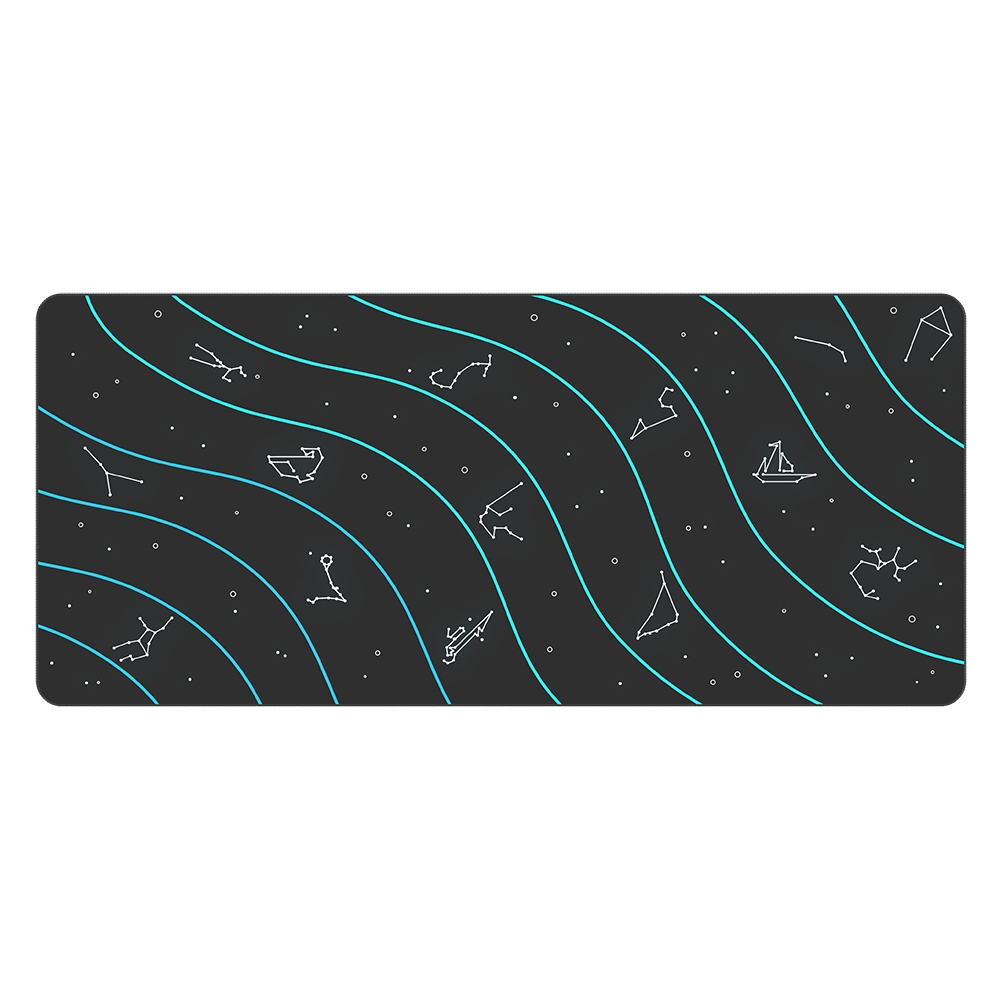 Oni Deskpad - Large Mouse Pad with Constellation Design for Gaming & Office Use - Perfect for PC, Laptop & Computer Workstations