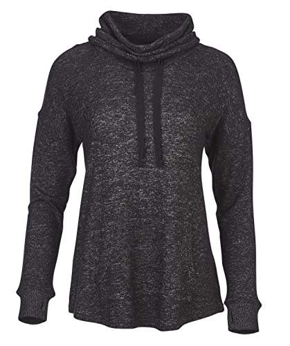 Black Cowl Neck