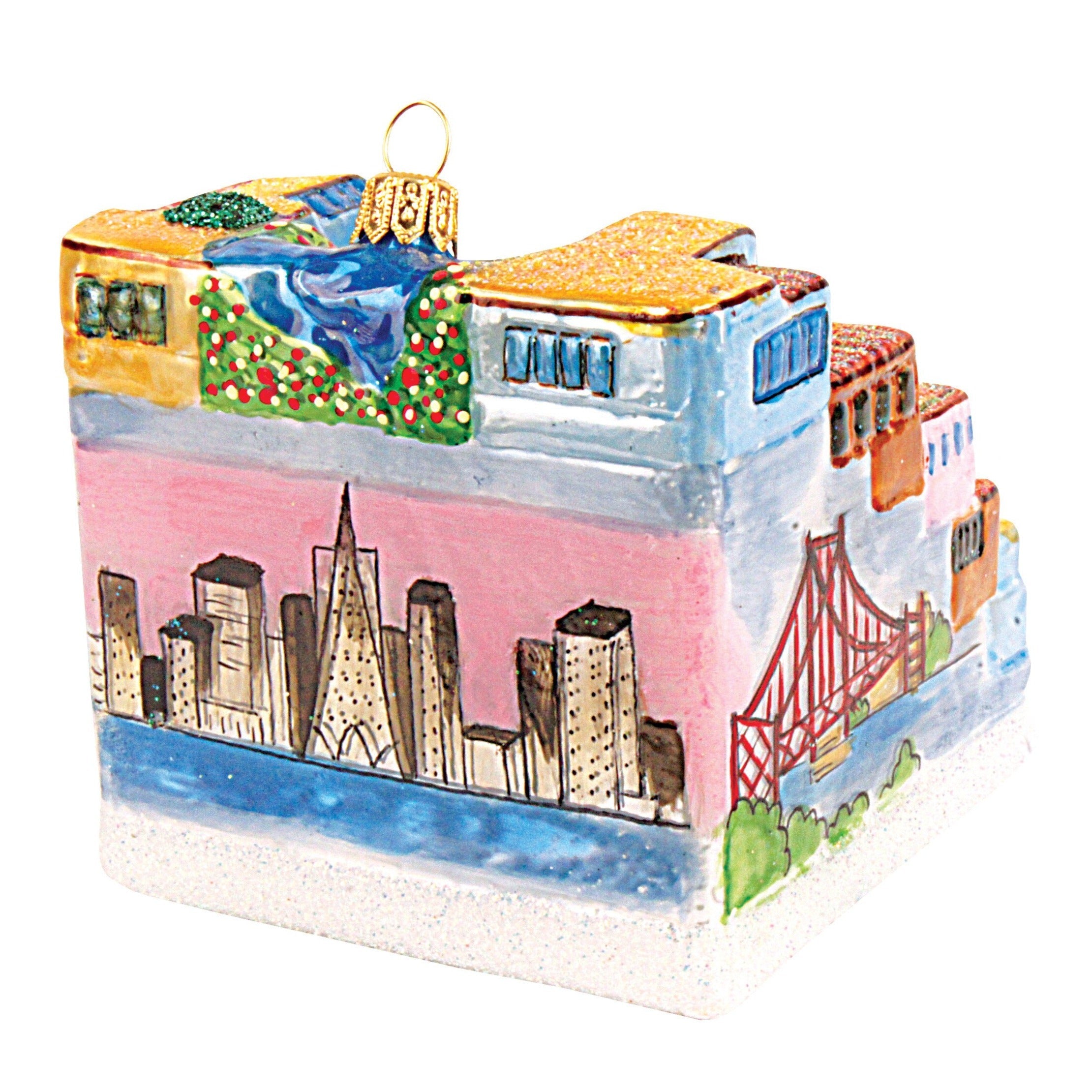 Lombard Street Souvenir Ornament - Perfect for Home Decor, Travel Gifts & San Francisco Memorabilia