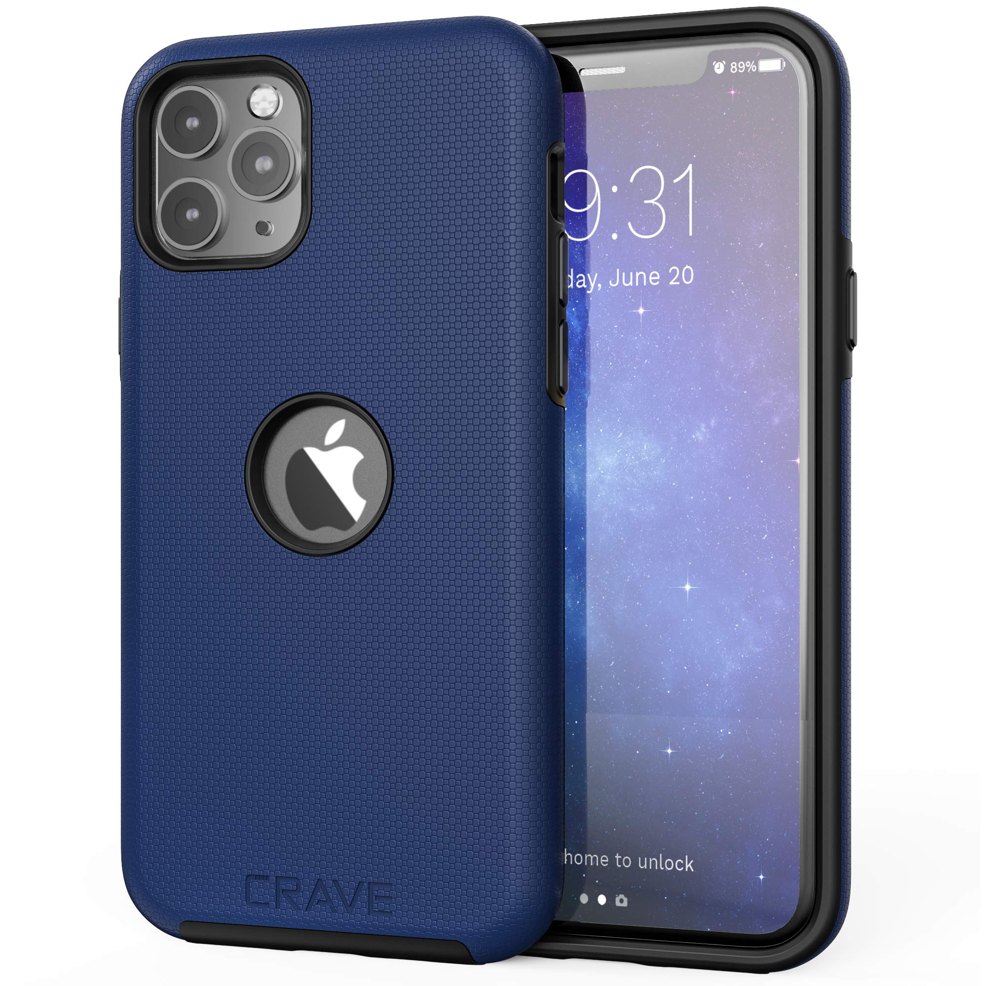 Premium Dual Guard Protection Case for iPhone 11 Pro - Navy Blue | Shockproof & Scratch-Resistant Cover | Perfect for Outdoor Activities, Travel & Daily Use