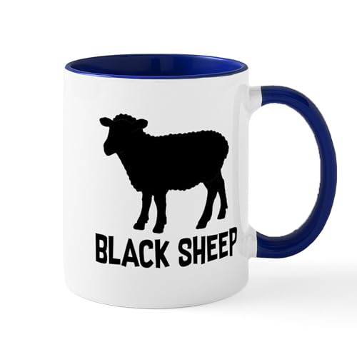 White/Navy Inside - Black Sheep