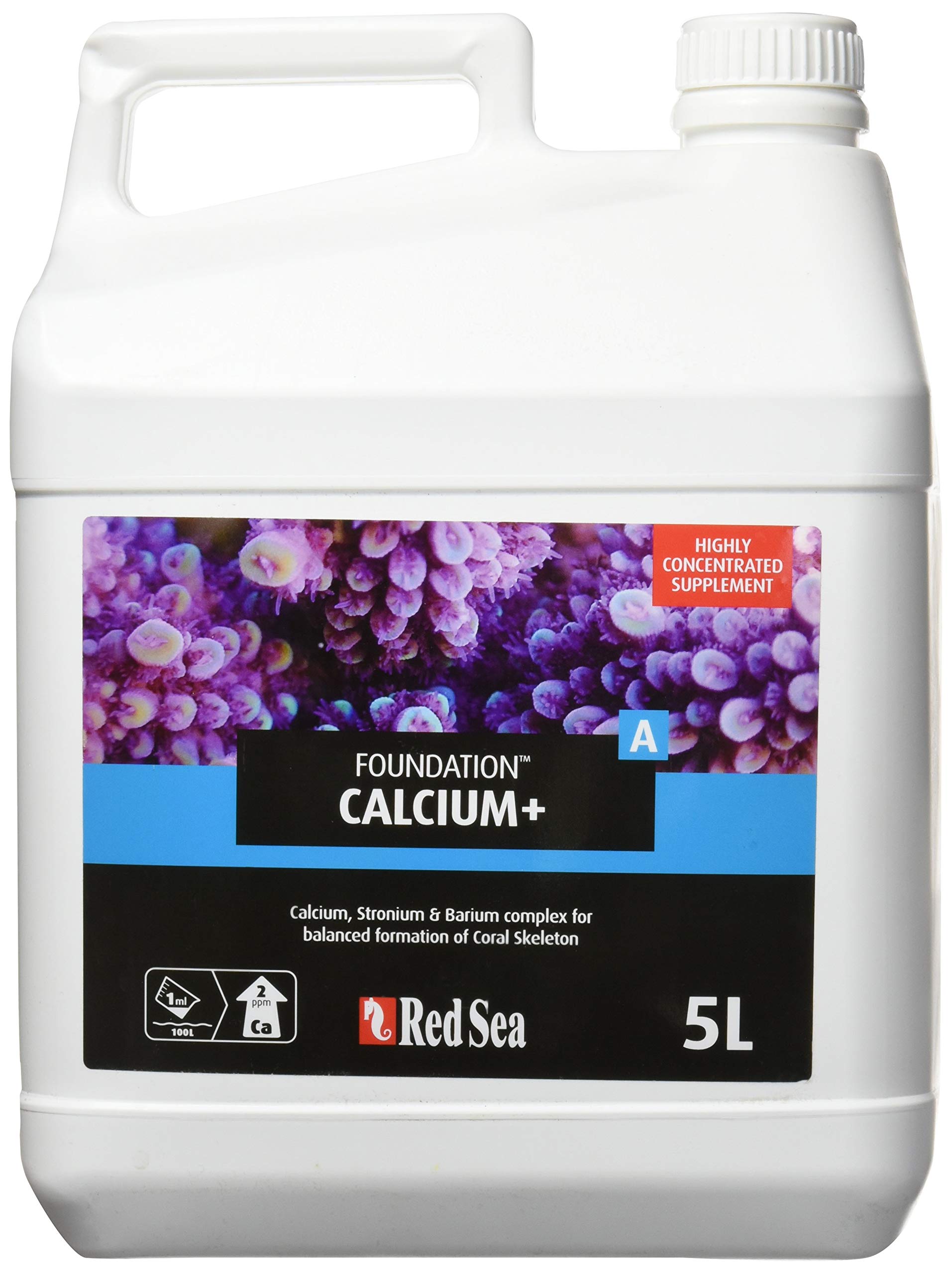 Red Sea Reef Foundation A Supplement for Coral Growth - 5L | Essential for Saltwater Aquariums & Reef Tanks | Perfect for Marine Enthusiasts & Coral Care