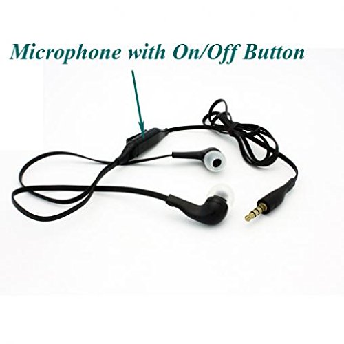 Premium Wired Earphones with Built-in Mic & 3.5mm Jack - Noise Cancelling Headphones Compatible with Samsung Galaxy A72/A52/A42/A32/A12 - Perfect for Gaming, Work Calls & Music Listening