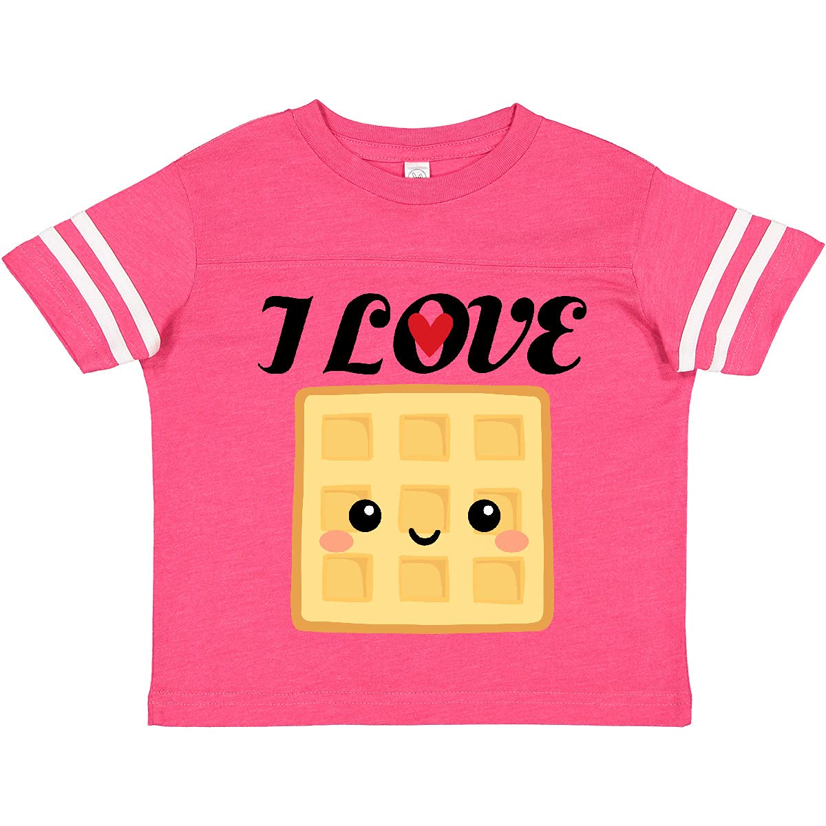 Inktastic Waffle Lover Toddler T-Shirt - Cute Breakfast Themed Cotton Tee for Kids | Perfect for Family Brunch & Playdates