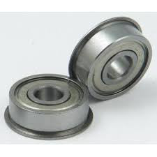 F604ZZ Flange Ball Bearing - 10 Pack, Miniature Steel Ball Bearings for RC Cars, Drones, Skateboards, and DIY Projects - High Speed, Low Noise, Durable Performance
