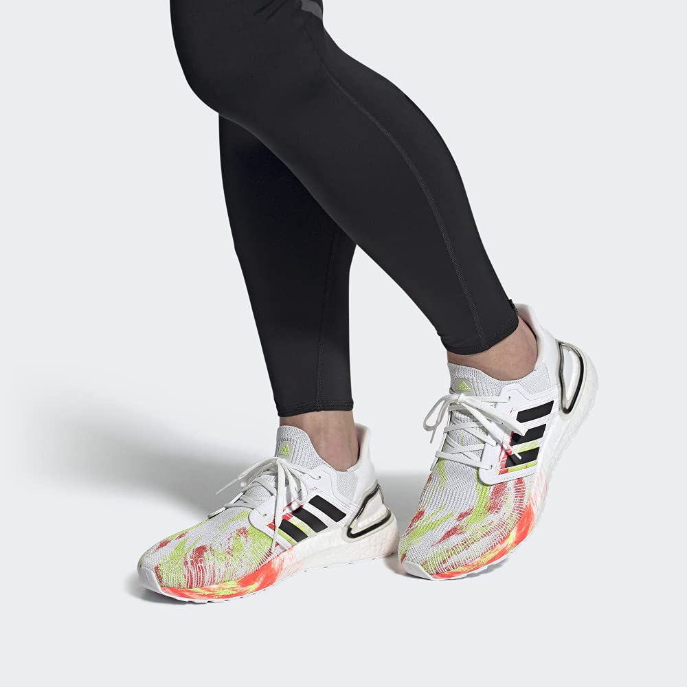 Adidas Ultraboost 20 Men's Running Shoes - Lightweight, Comfortable & Responsive for Marathon Training & Daily Jogging - Size 11.5 (FW8169) - Perfect for Road Running, Gym Workouts & Casual Wear